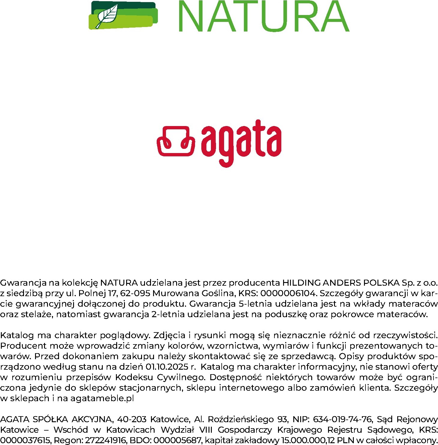 agata-meble - Aktualna gazetka Agata Meble - Katalog Natura ważna od 06.05.2026 do 31.12.2026 - page: 34
