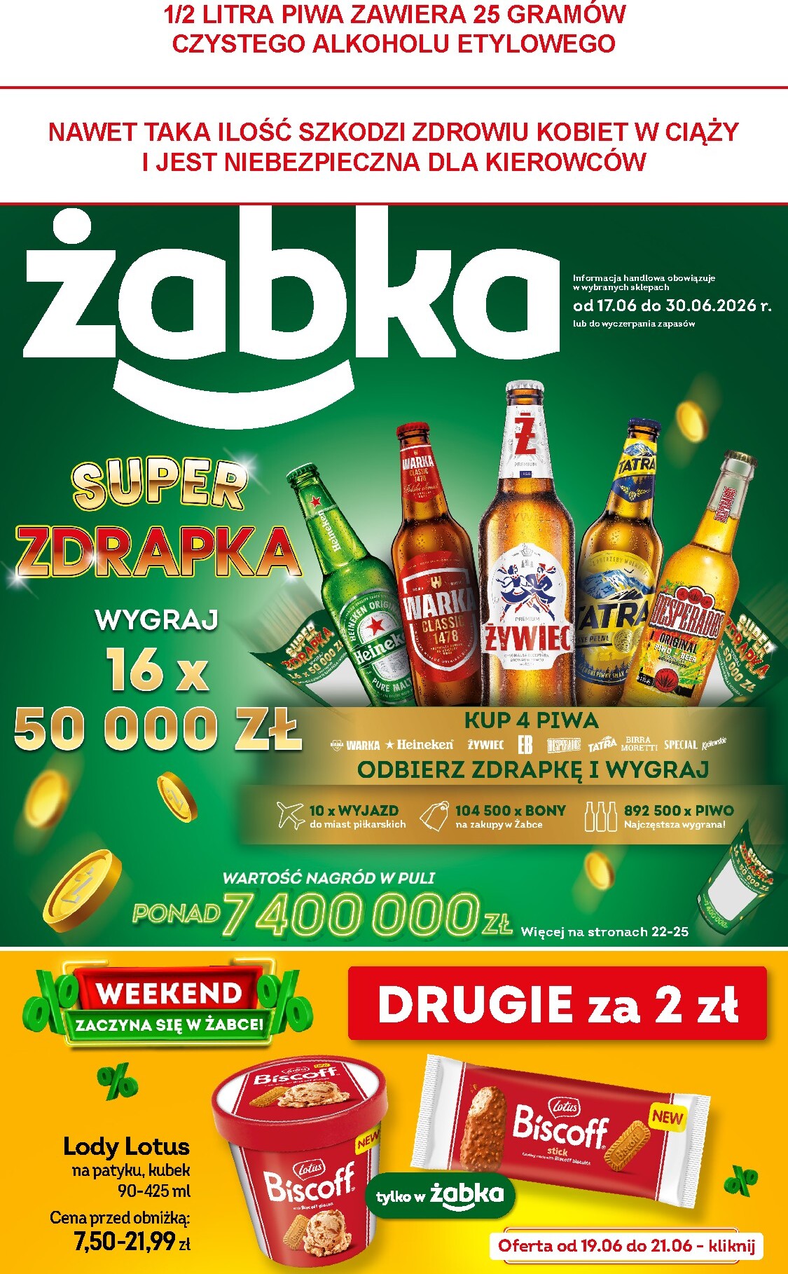 zabka - Aktualna gazetka Żabka ważna od 17.06.2026 do 30.06.2026