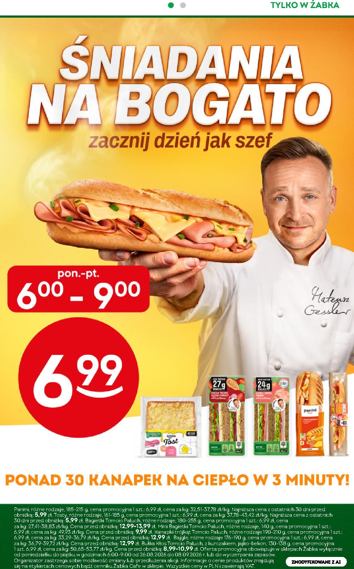 zabka - Aktualna gazetka Żabka ważna od 26.08.2026 do 08.09.2026 - page: 6
