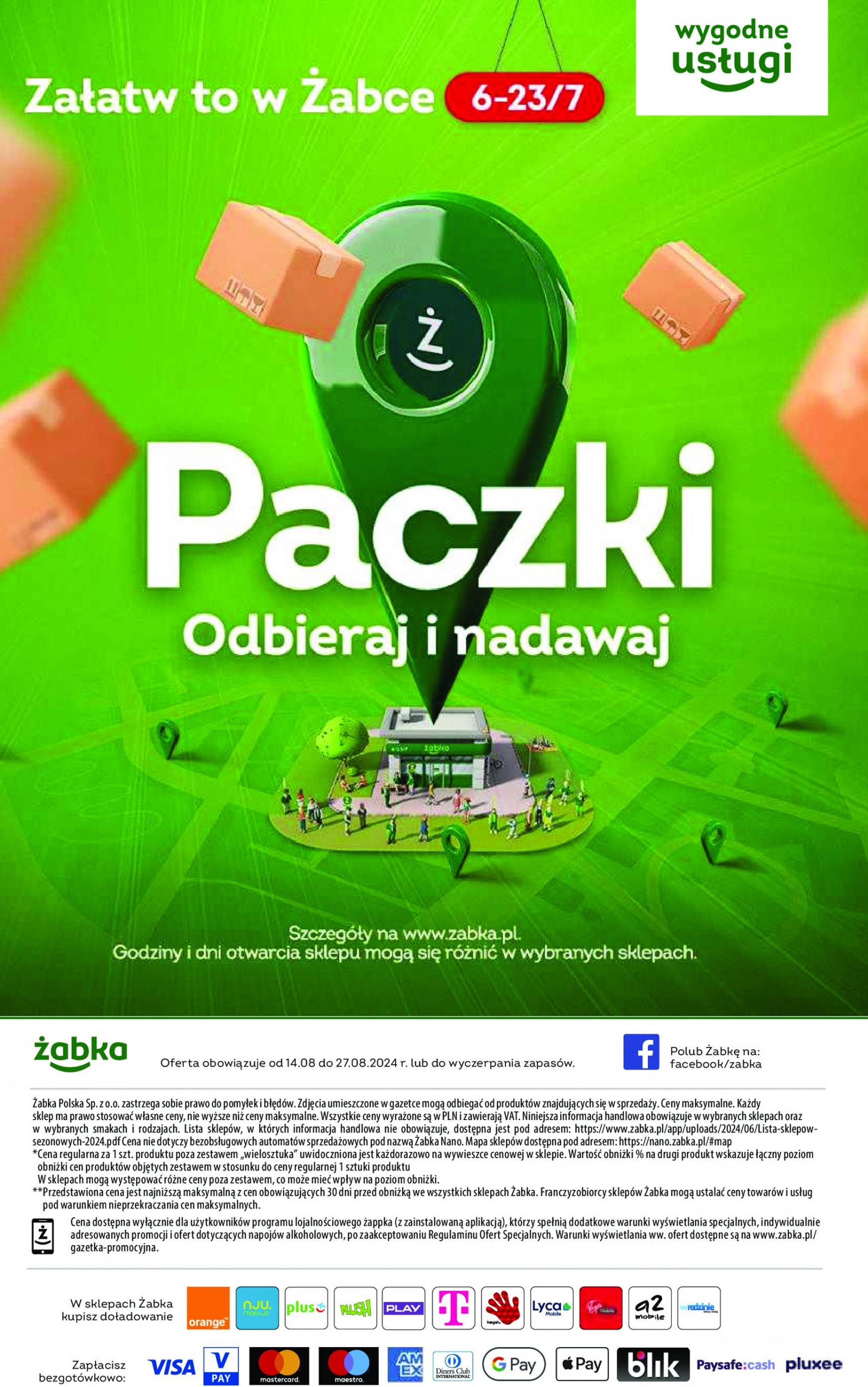 zabka - Żabka gazetka aktualna ważna od 14.08. - 27.08. - page: 78