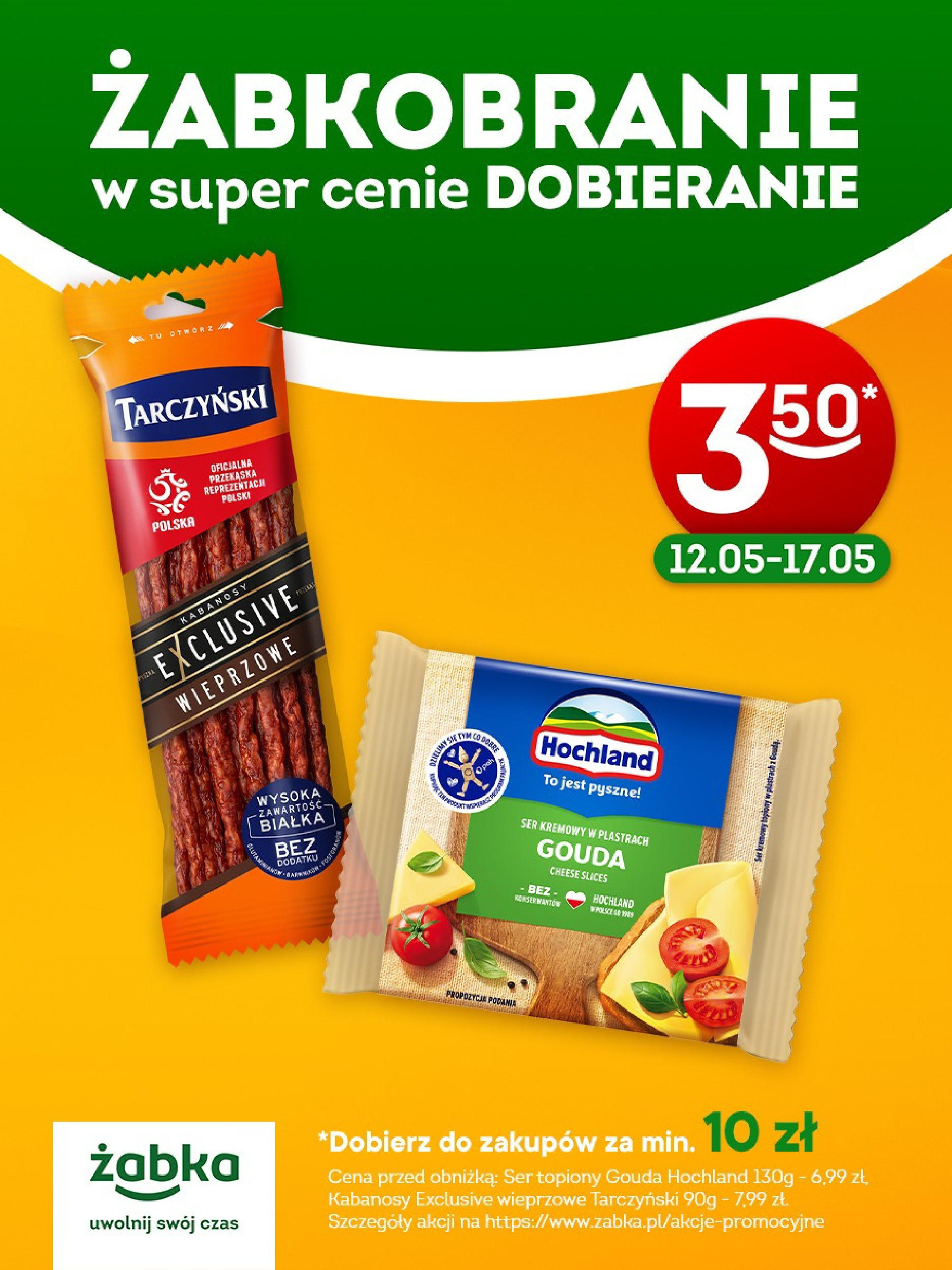zabka - Żabka - Kabanosy i ser gazetka ważna od 11.05. - 17.05.