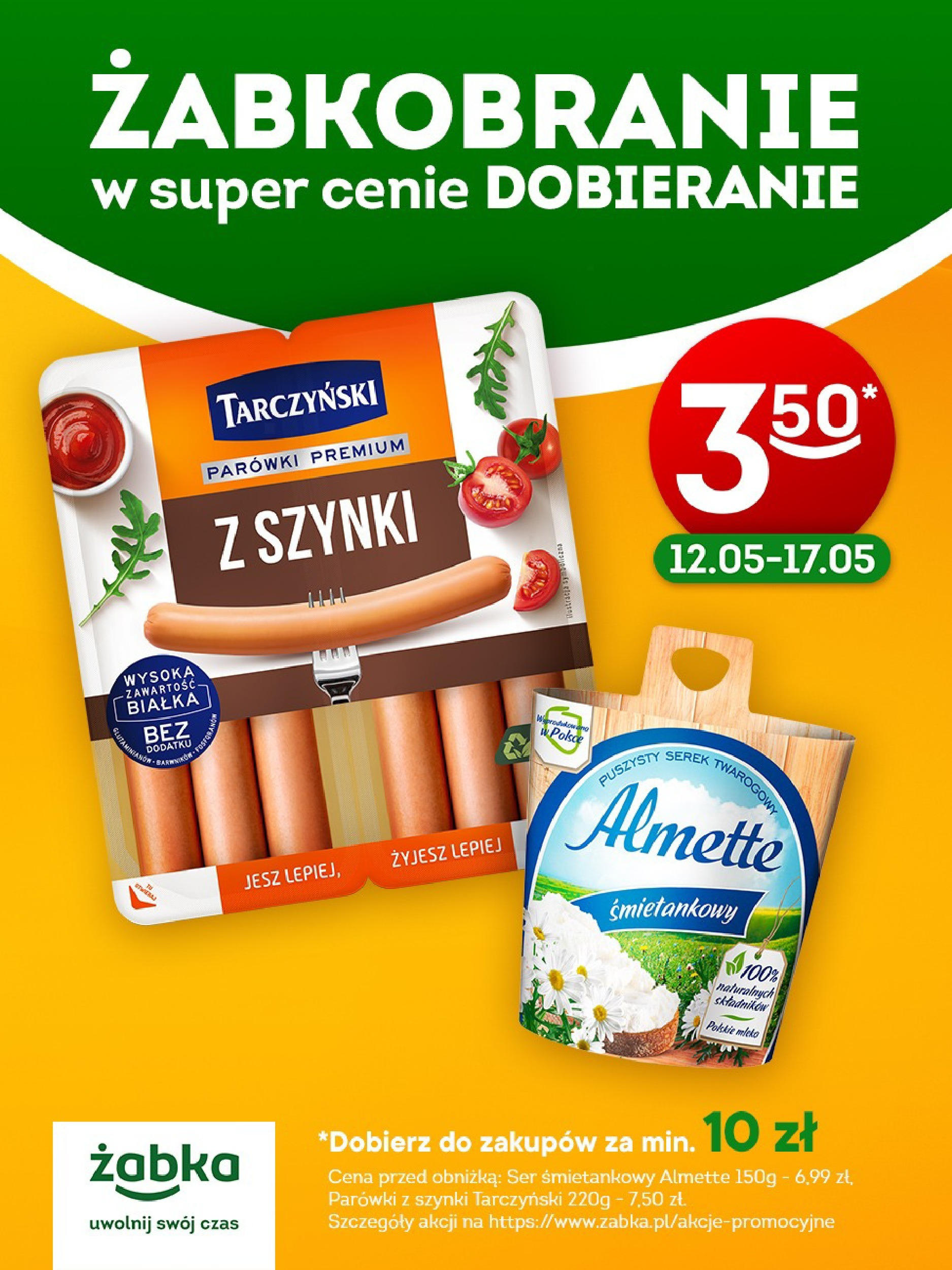 zabka - Żabka - Parówki i Almette gazetka ważna od 11.05. - 17.05.