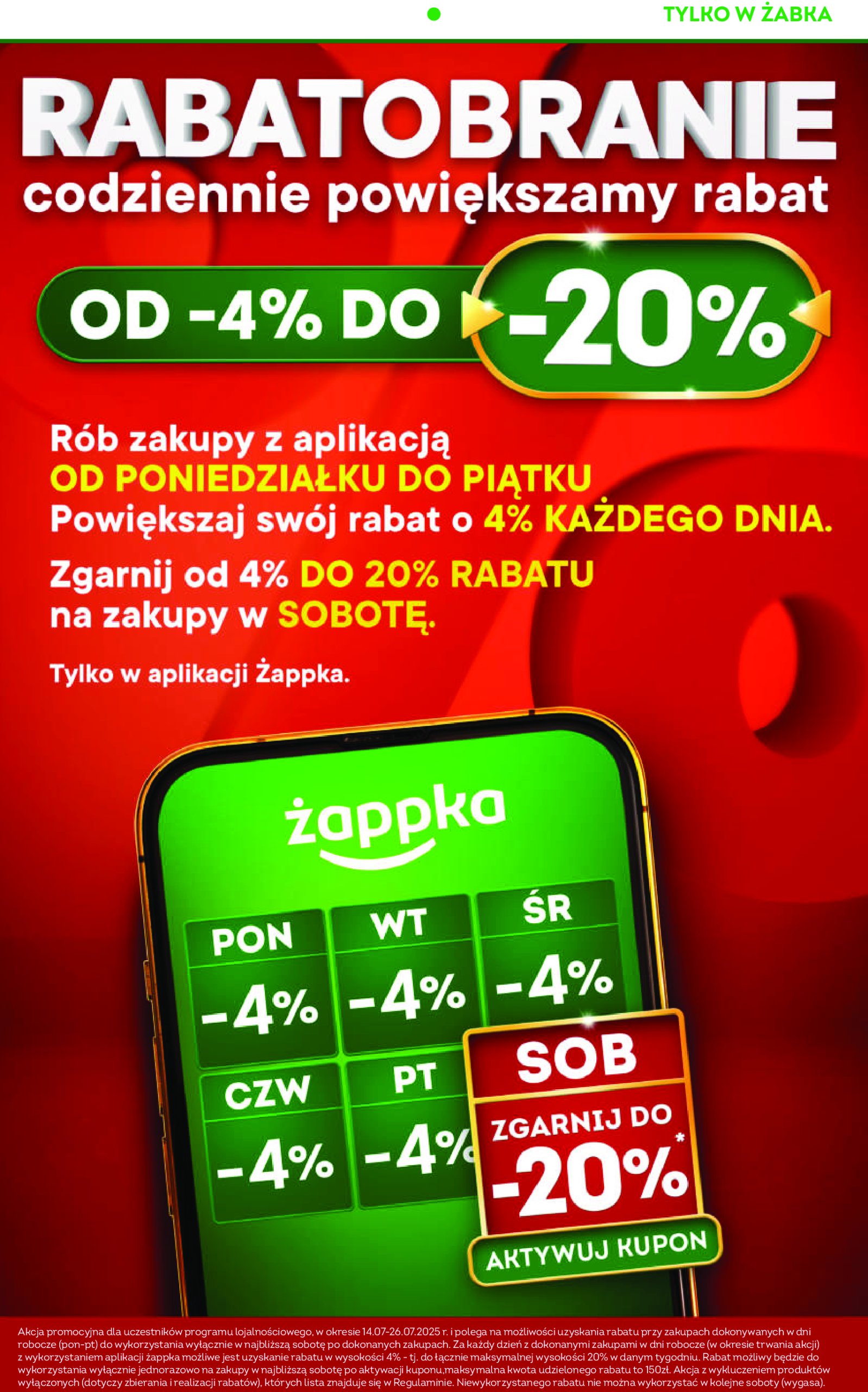 zabka - Gazetka Żabka ważna od 16.07. - 29.07. - page: 4