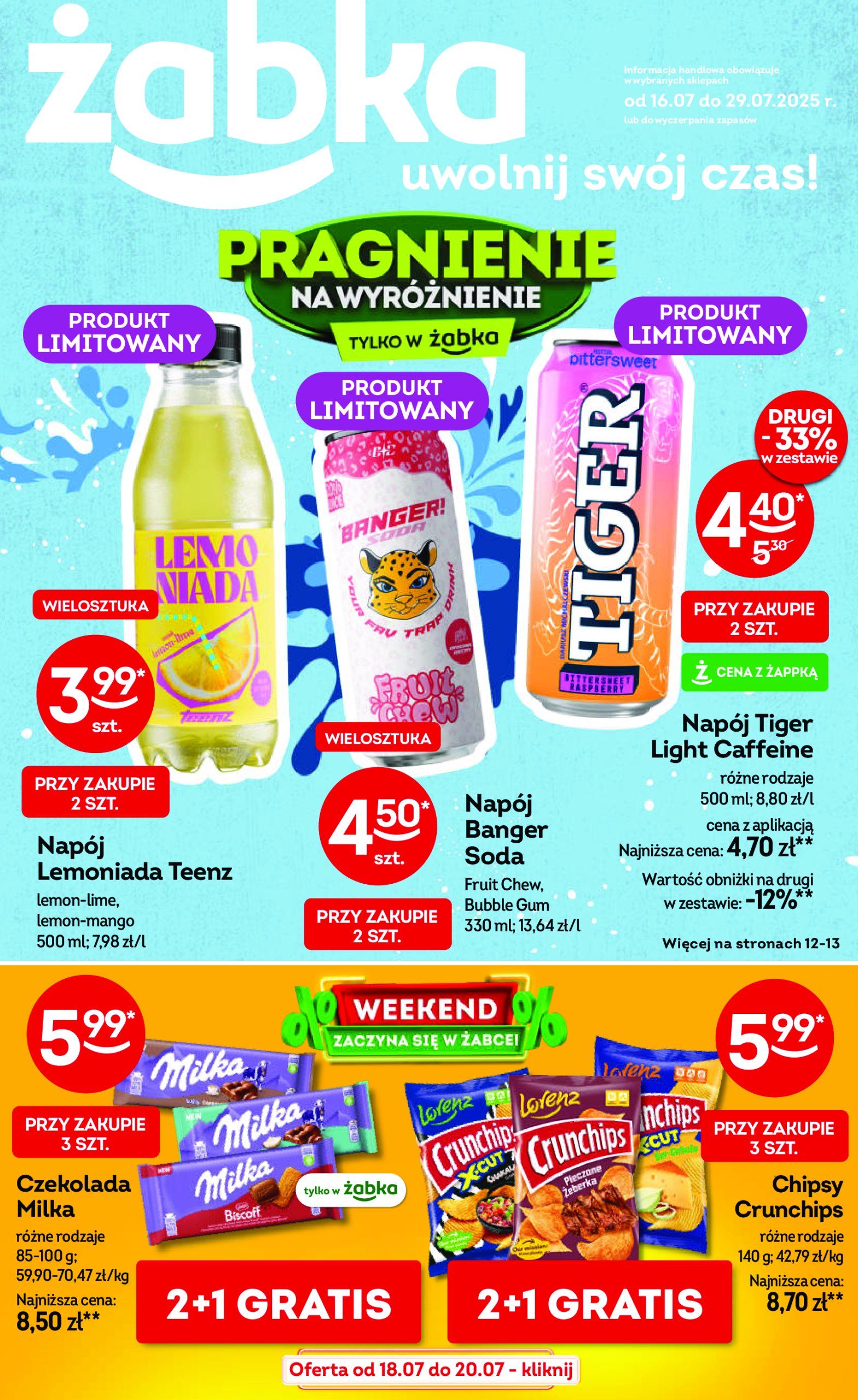 zabka - Gazetka Żabka ważna od 16.07. - 29.07.