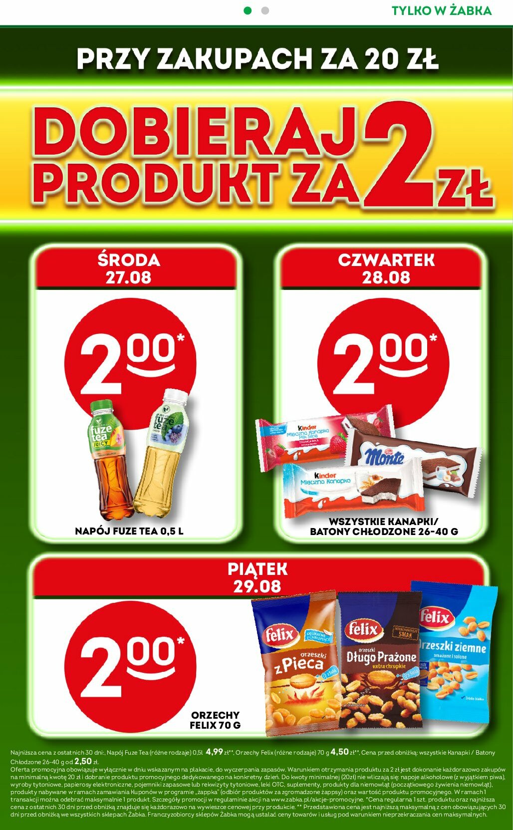 zabka - Gazetka Żabka - ważna od 27.08. do 09.09. - page: 2 zabka - Gazetka Żabka - ważna od 27.08. do 09.09. - page: 2