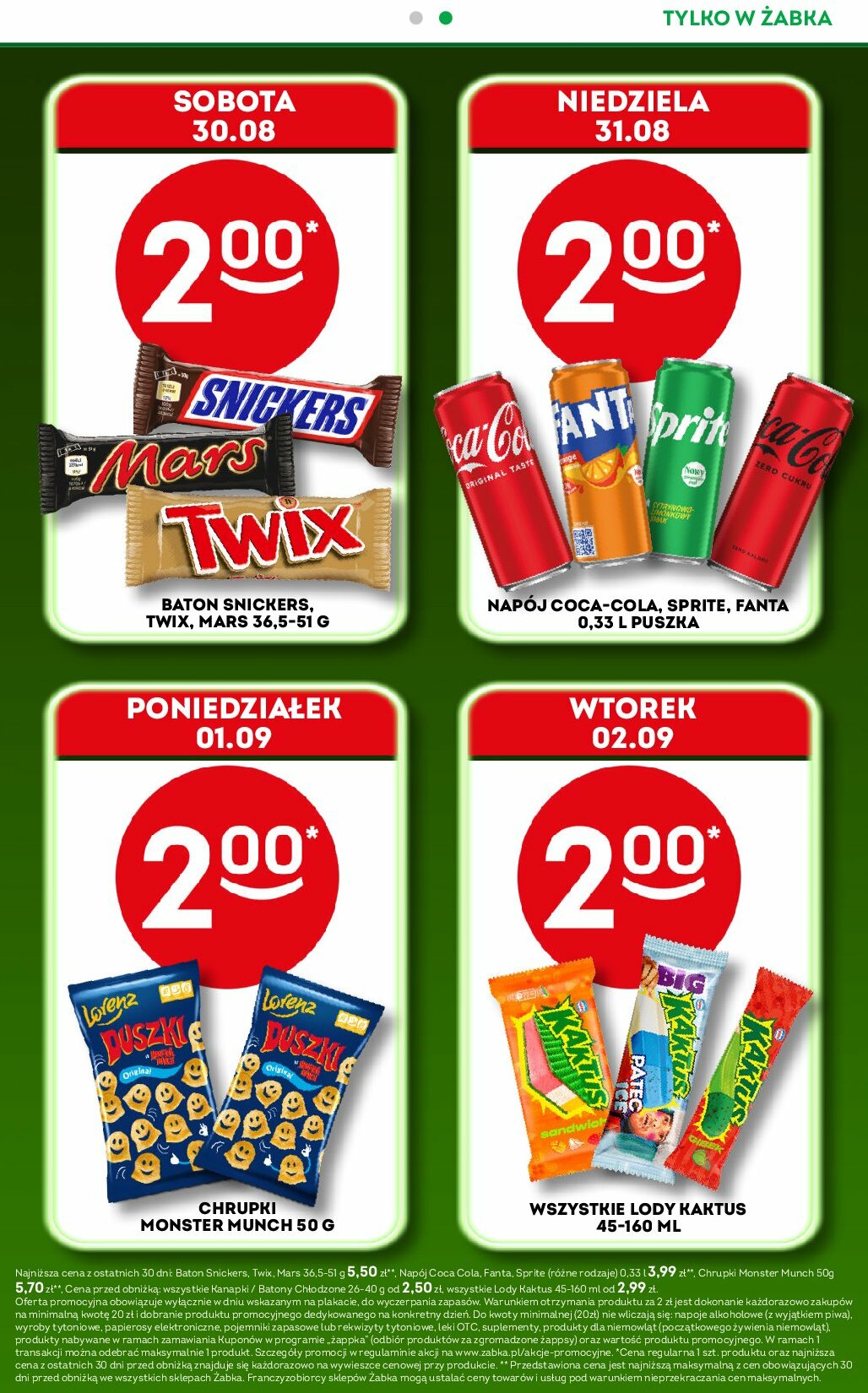 zabka - Gazetka Żabka - ważna od 27.08. do 09.09. - page: 3 zabka - Gazetka Żabka - ważna od 27.08. do 09.09. - page: 3