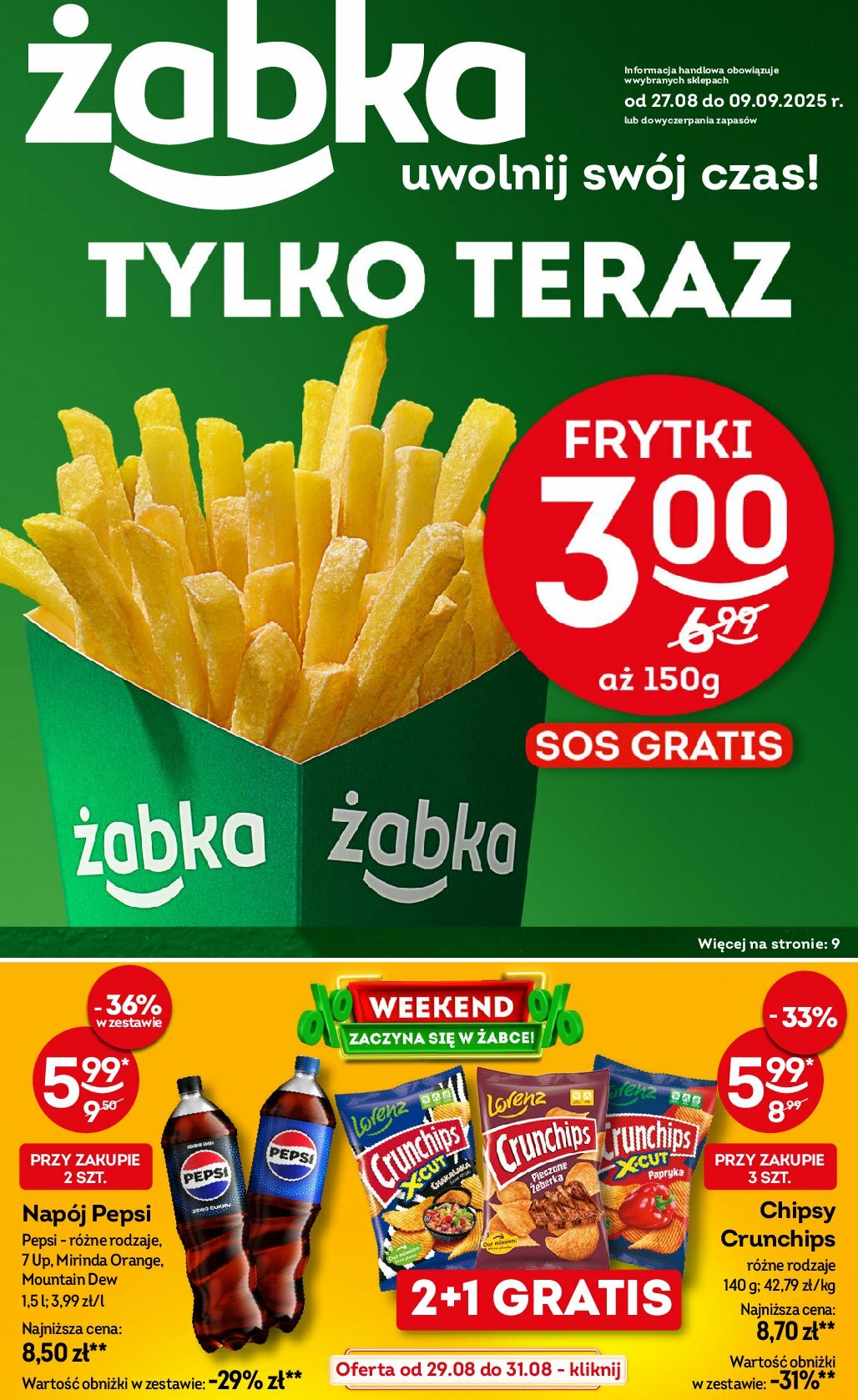 zabka - Gazetka Żabka - ważna od 27.08. do 09.09. - page: 1 zabka - Gazetka Żabka - ważna od 27.08. do 09.09. - page: 1