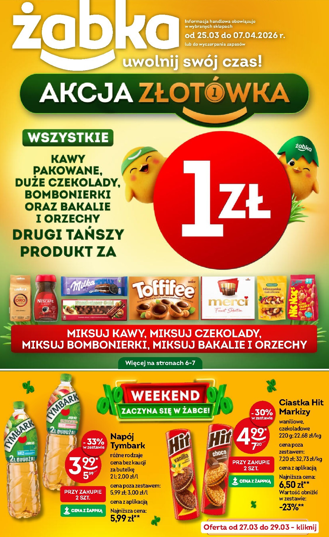 zabka - Gazetka Żabka - ważna od 25.03.2026 do 07.04.2026