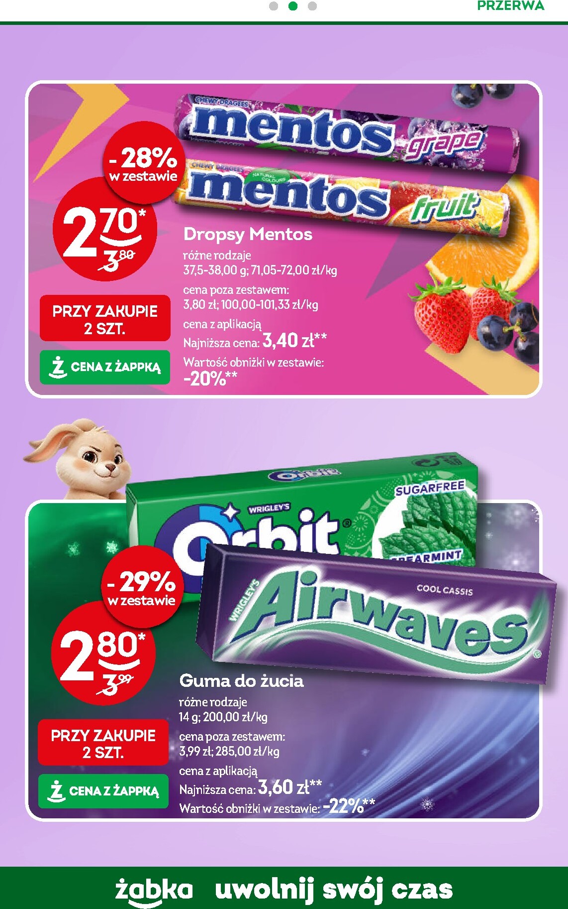 zabka - Gazetka Żabka - ważna od 25.03.2026 do 07.04.2026 - page: 62