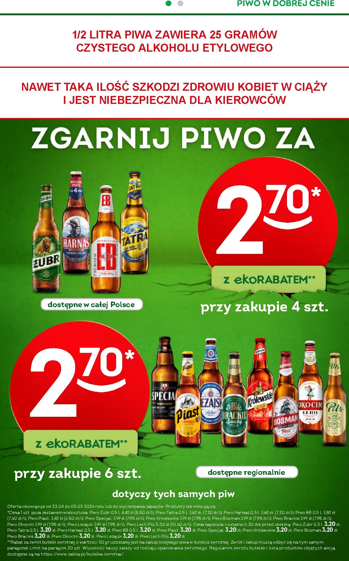 zabka - Aktualna gazetka Żabka ważna od 22.04.2026 do 05.05.2026 - page: 8