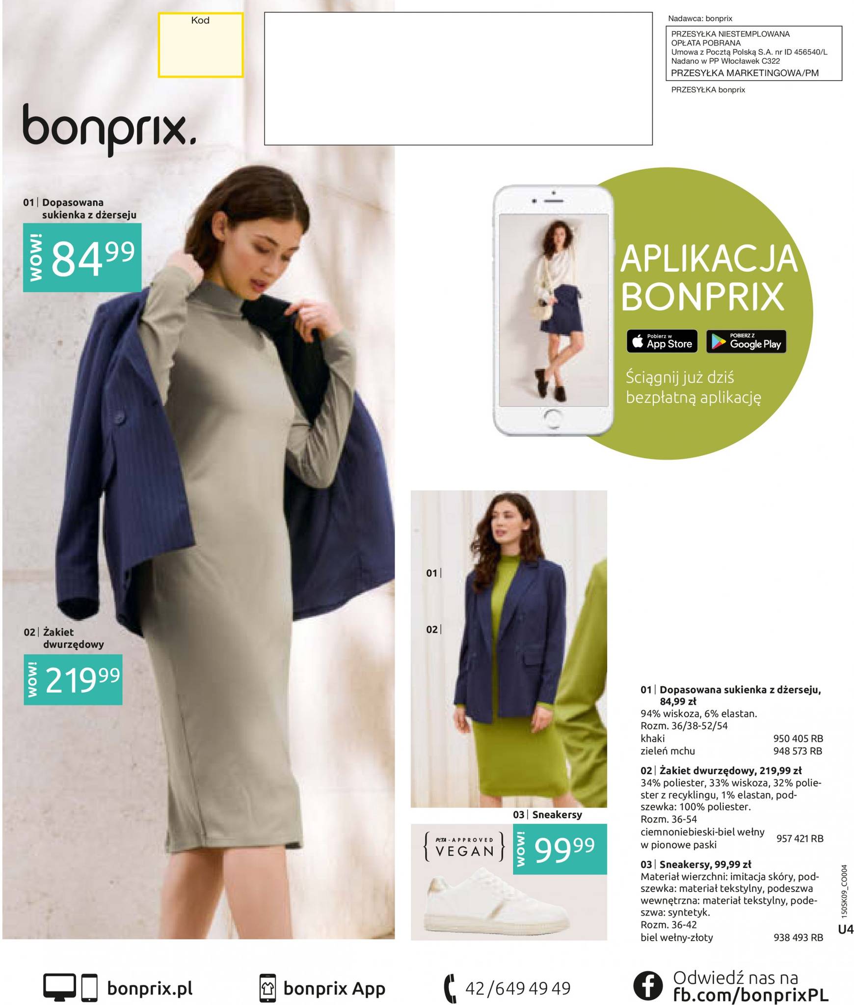 bonprix - Aktualna Bonprix - Nowy miejski styl gazetka ważna od 04.09. - 02.12. - page: 100