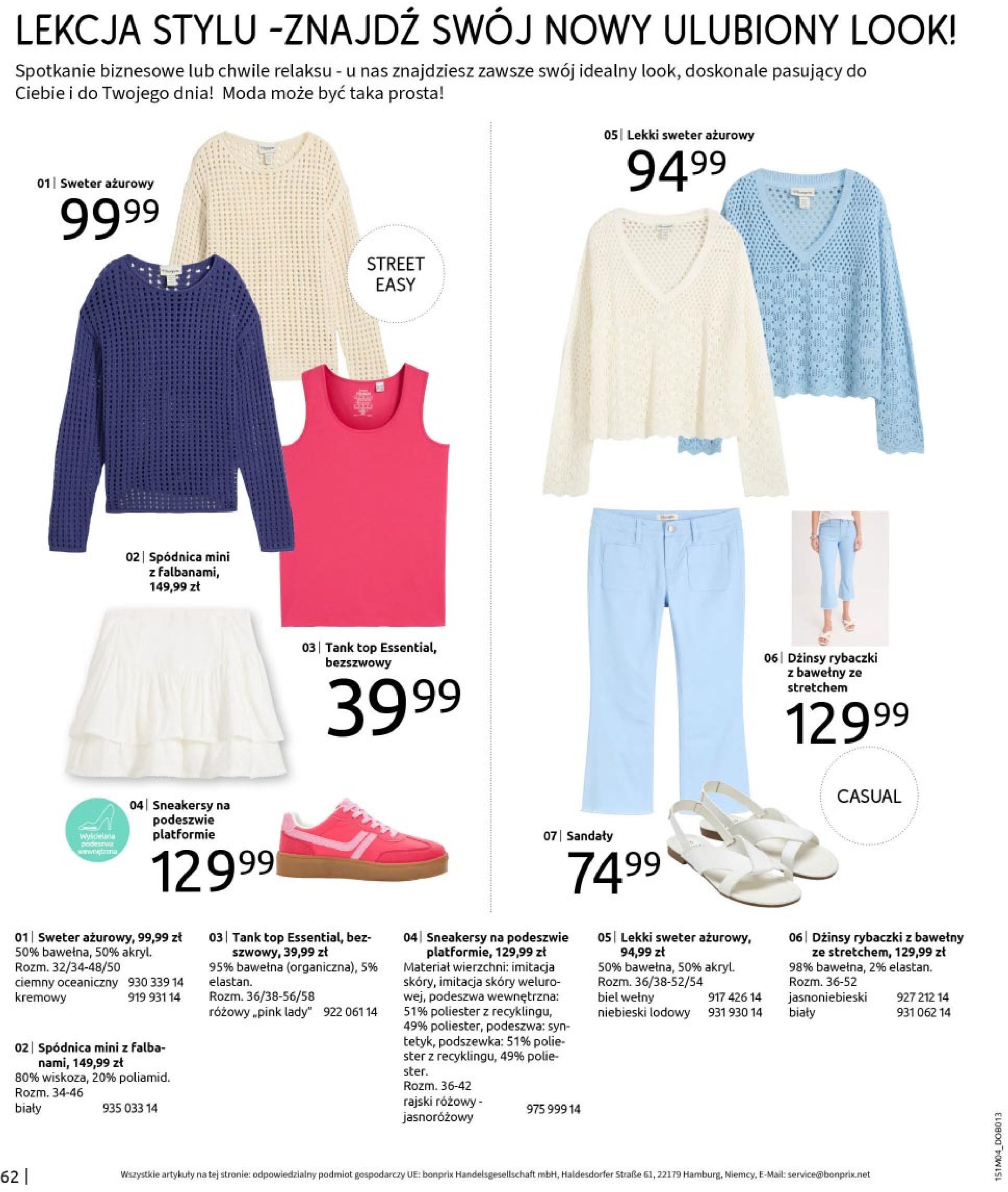 bonprix - Bonprix - Hity wiosennej mody gazetka ważna od 23.04. - 31.05. - page: 64 bonprix - Bonprix - Hity wiosennej mody gazetka ważna od 23.04. - 31.05. - page: 64