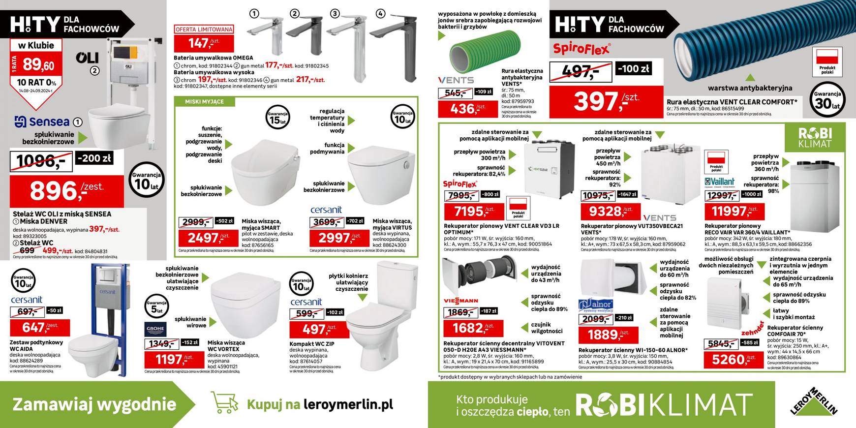 leroy-merlin - Aktualna Leroy Merlin - HITY dla fachowców i nie tylko gazetka ważna od 14.08. - 24.09. - page: 10