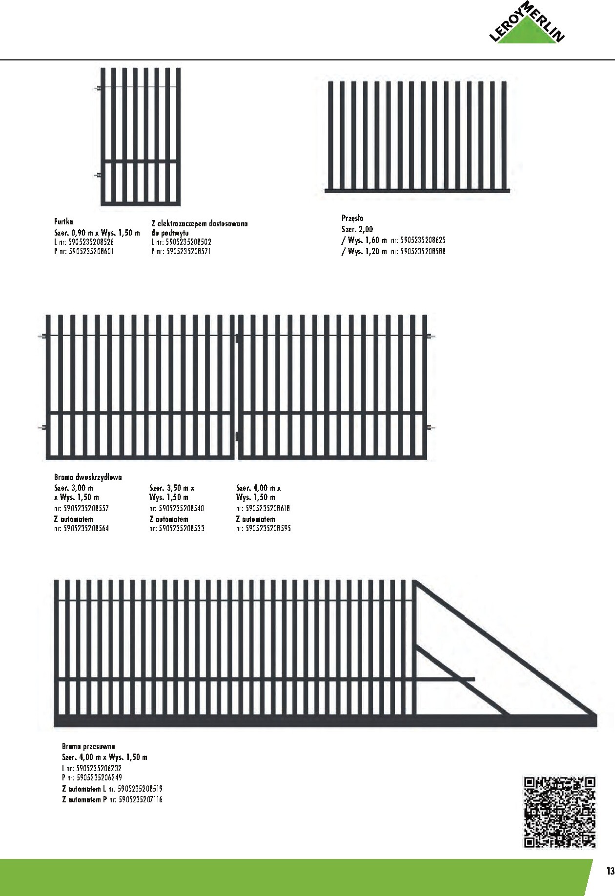 leroy-merlin - Gazetka Leroy Merlin - Ogrodzenie Polbram - ważna od 15.03.2026 do 31.12.2026 - page: 13