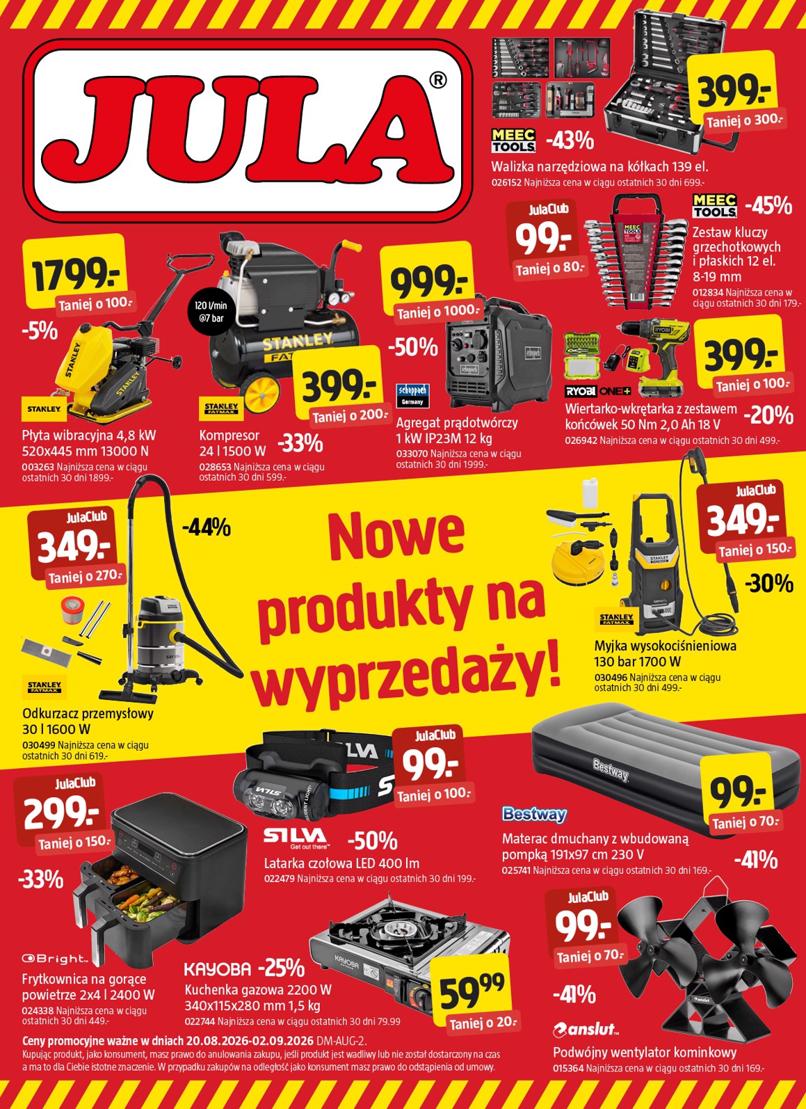 jula - Aktualna gazetka Jula - Wyprzedaż ważna od 20.08.2026 do 02.09.2026 - page: 1