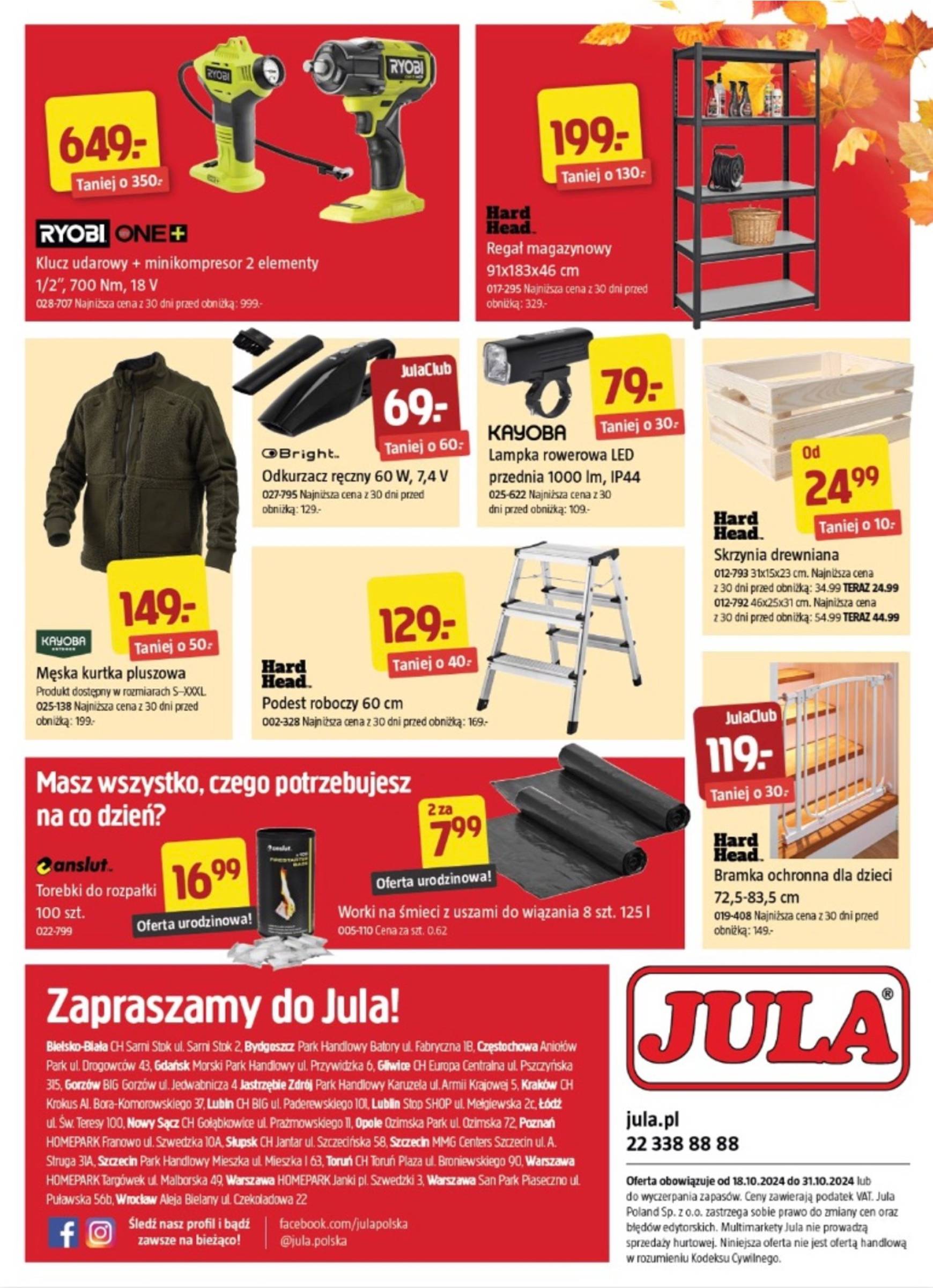 jula - Jula gazetka ważna od 18.10. - 31.10. - page: 18