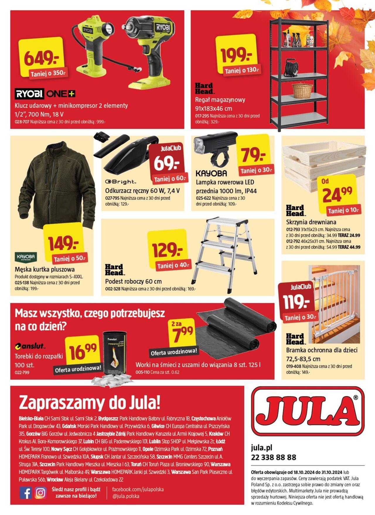 jula - Jula Gazetka 18.10.2024 - 31.10.2024 - page: 18