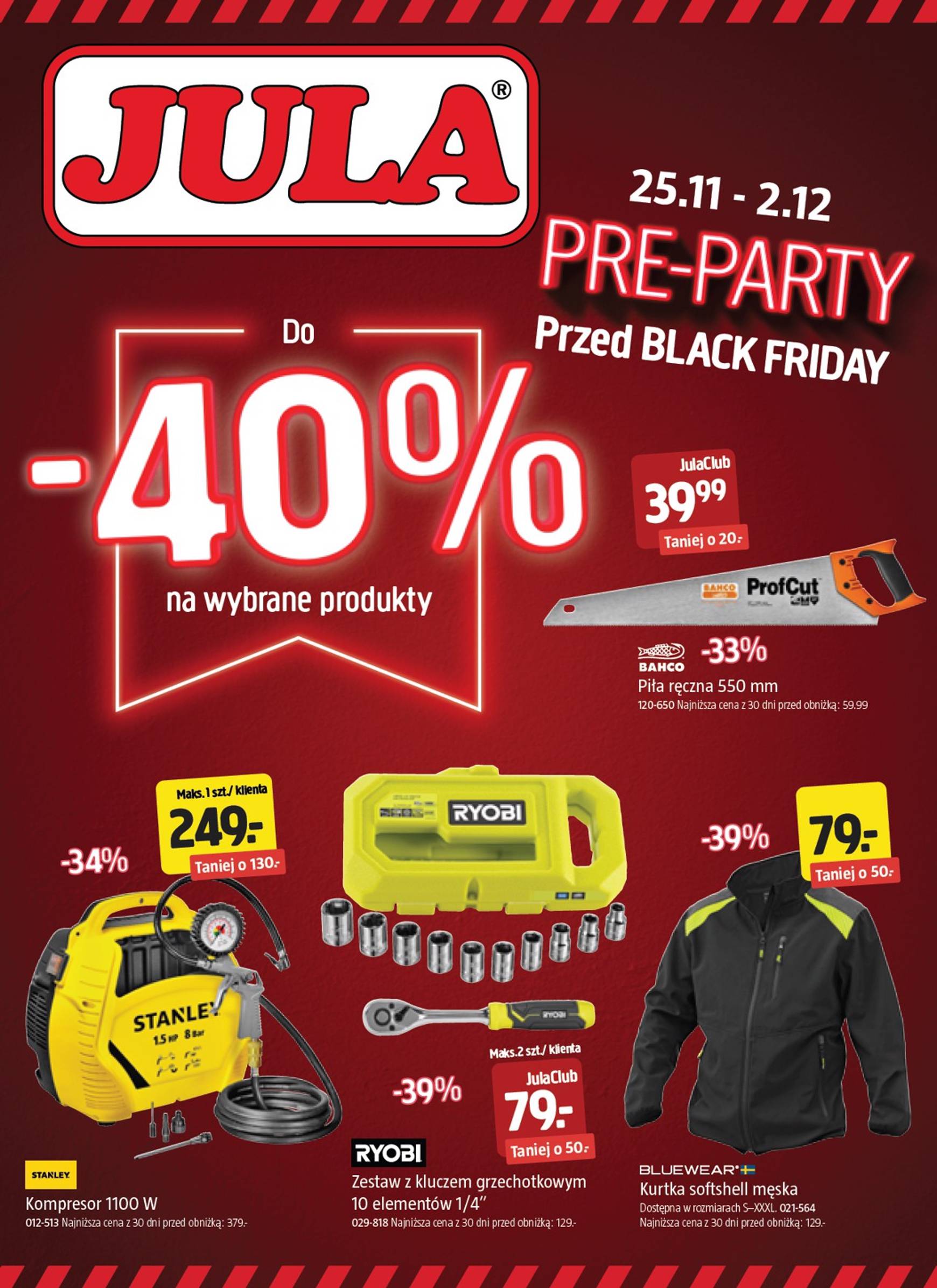 jula - Jula - Black Friday gazetka ważna od 25.11. - 02.12.