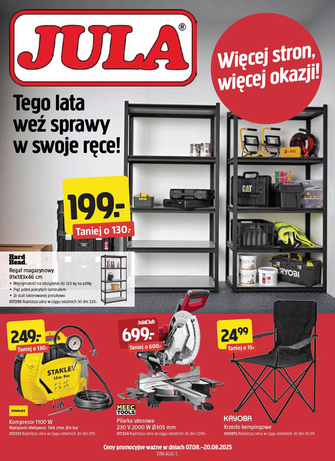 jula - Gazetka Jula - ważna od 07.08. do 20.08. - page: 1