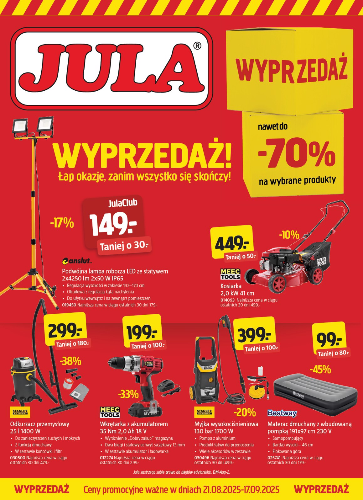 jula - Gazetka Jula - ważna od 21.08. do 17.09. - page: 1
