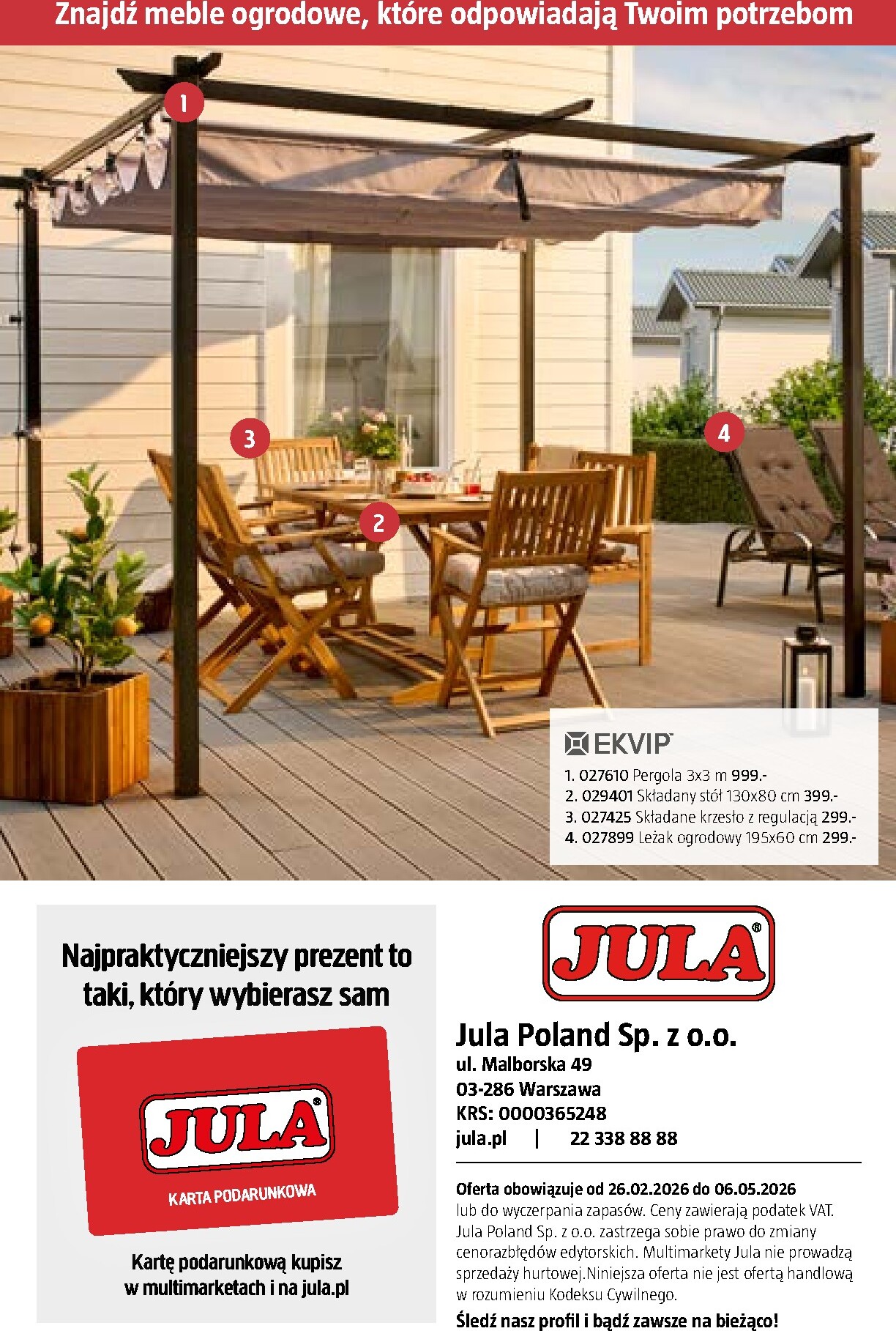 jula - Gazetka Jula - Niskie ceny w rozkwicie - ważna od 26.02.2026 do 06.05.2026 - page: 44