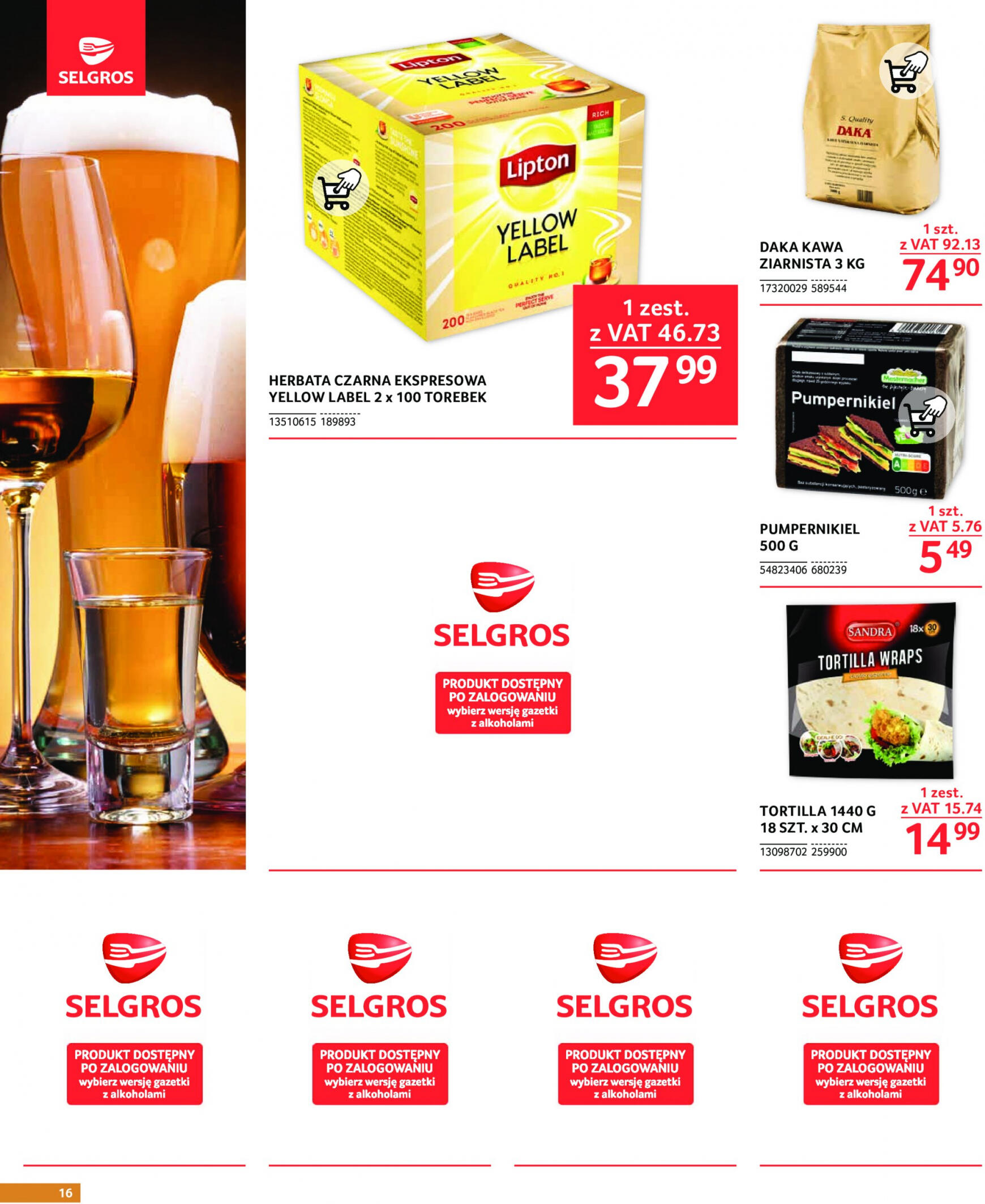 selgros - Selgros cash&carry - Dla Gastronomii gazetka aktualna ważna od 11.04. - 24.04. - page: 16