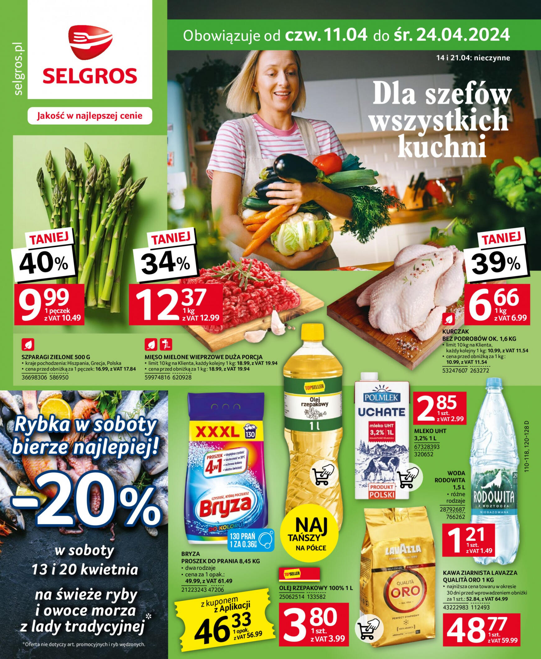 selgros - Selgros cash&carry - Selgros - Oferta spożywcza gazetka aktualna ważna od 11.04. - 24.04.