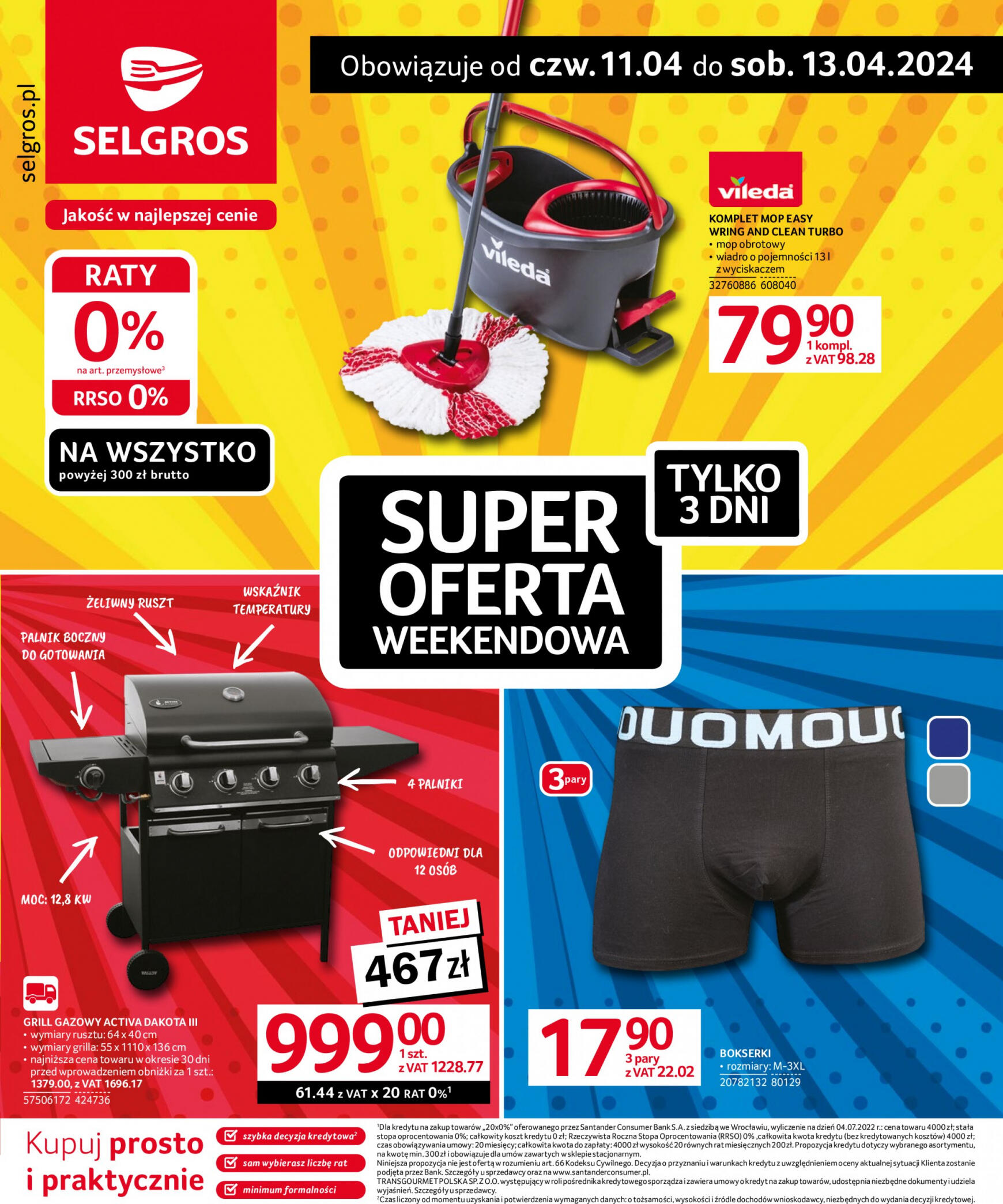 selgros - Selgros cash&carry - Super Oferta Weekendowa gazetka aktualna ważna od 11.04. - 13.04. - page: 1