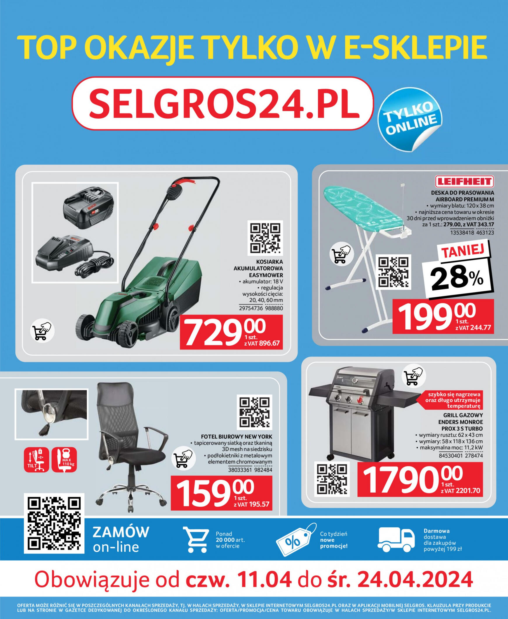 selgros - Selgros cash&carry - E-sklep gazetka aktualna ważna od 11.04. - 24.04.