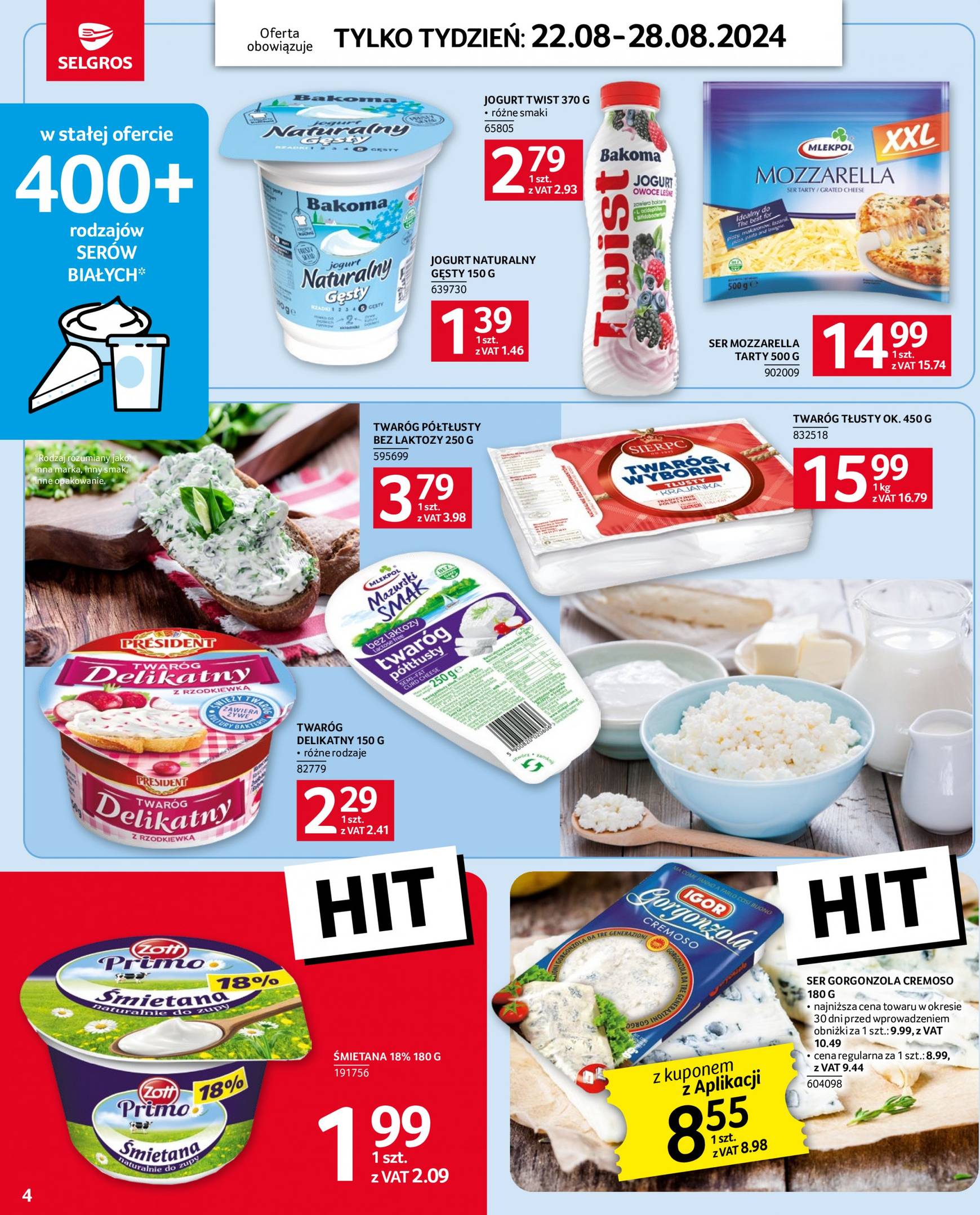 selgros - Aktualna Selgros cash&carry - Jeszcze więcej super promocji! gazetka ważna od 22.08. - 28.08. - page: 4