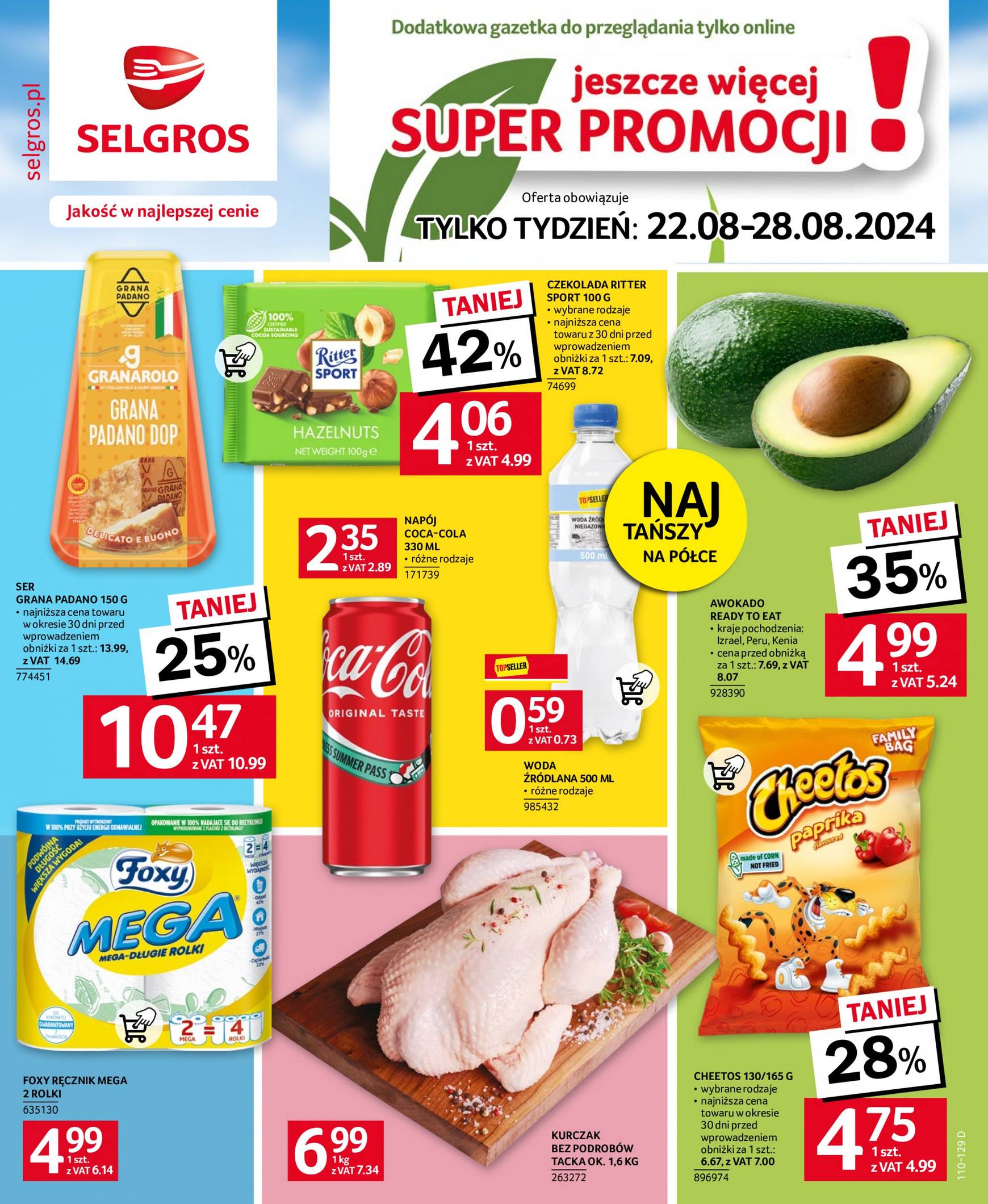 selgros - Aktualna Selgros cash&carry - Jeszcze więcej super promocji! gazetka ważna od 22.08. - 28.08.