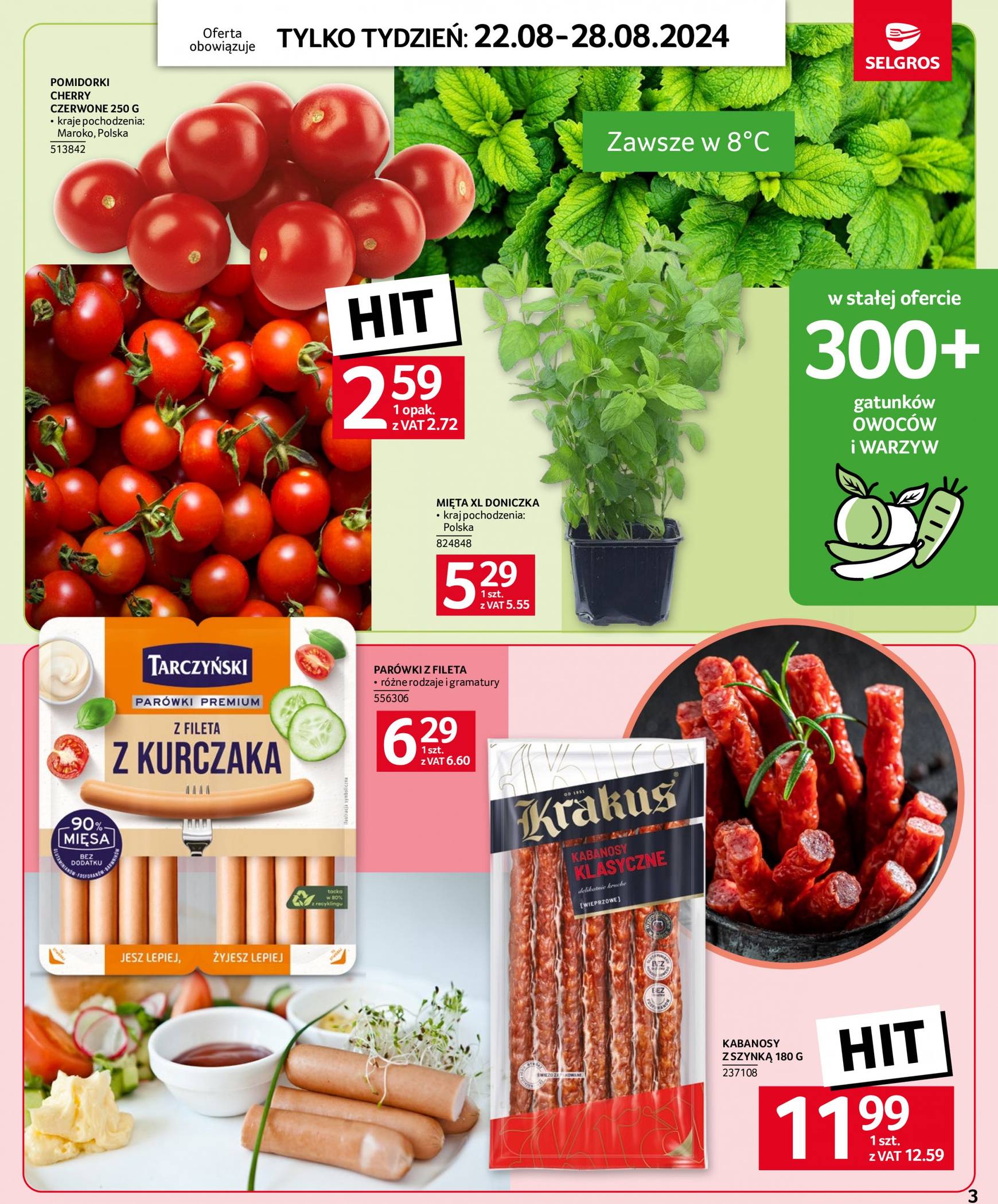 selgros - Aktualna Selgros cash&carry - Jeszcze więcej super promocji! gazetka ważna od 22.08. - 28.08. - page: 3