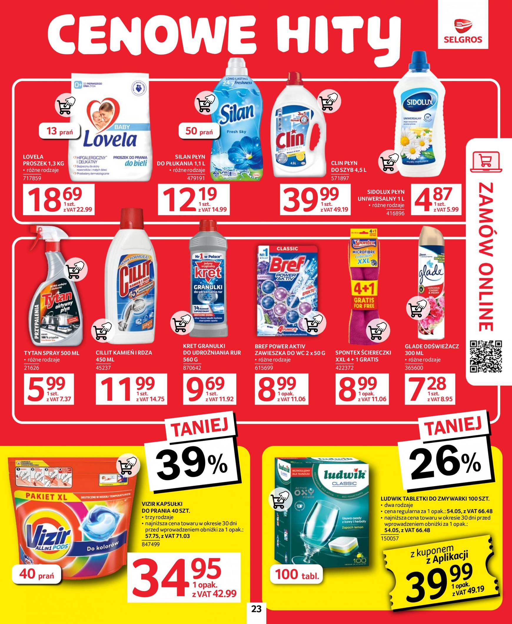 selgros - Aktualna Selgros cash&carry - Extra Oferta gazetka ważna od 05.09. - 11.09. - page: 23