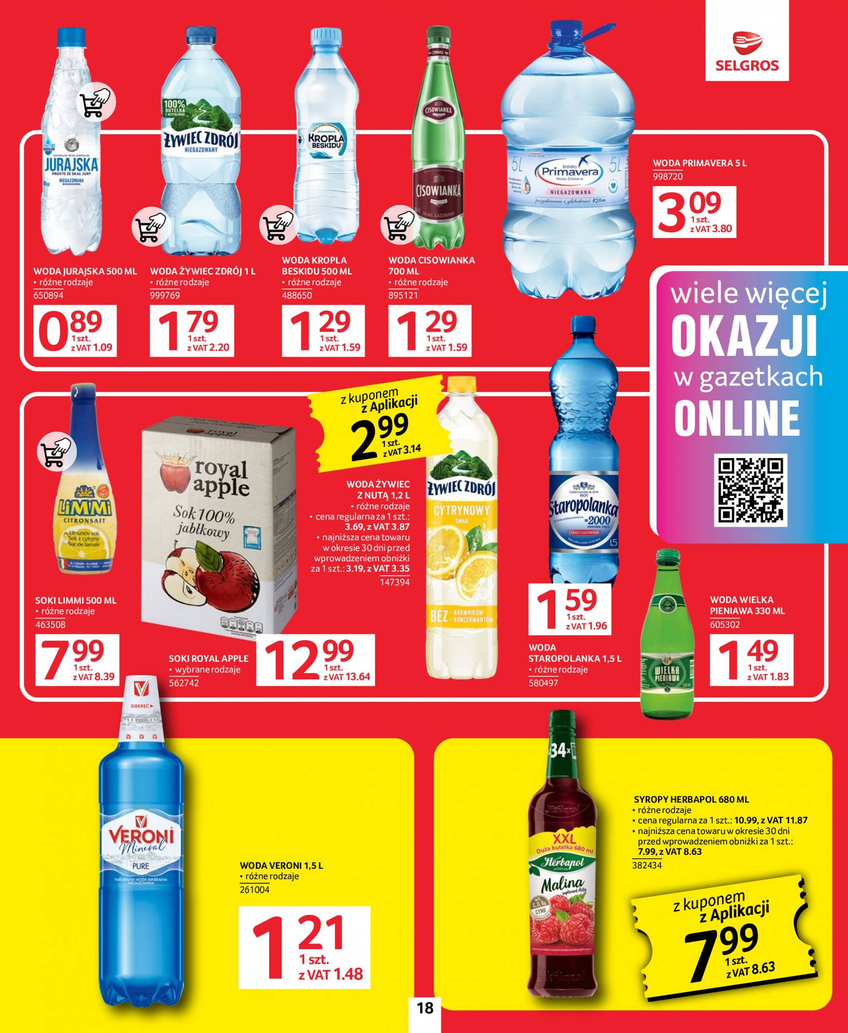 selgros - Aktualna Selgros cash&carry - Extra Oferta gazetka ważna od 05.09. - 11.09. - page: 18