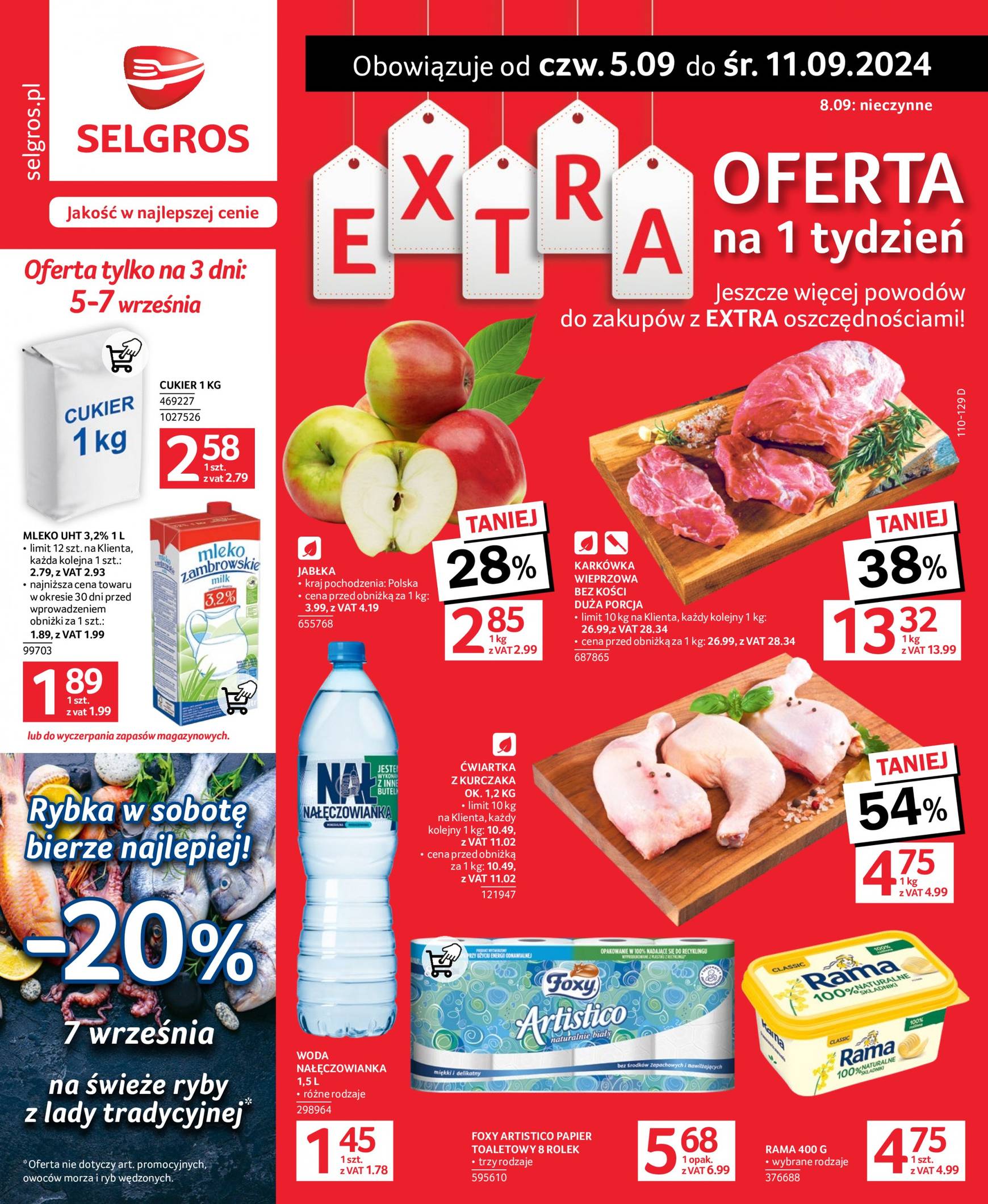 selgros - Aktualna Selgros cash&carry - Extra Oferta gazetka ważna od 05.09. - 11.09.