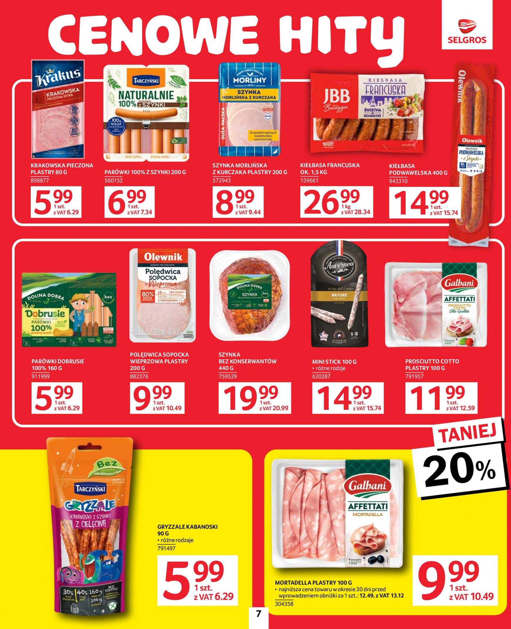 selgros - Aktualna Selgros cash&carry - Extra Oferta gazetka ważna od 05.09. - 11.09. - page: 7