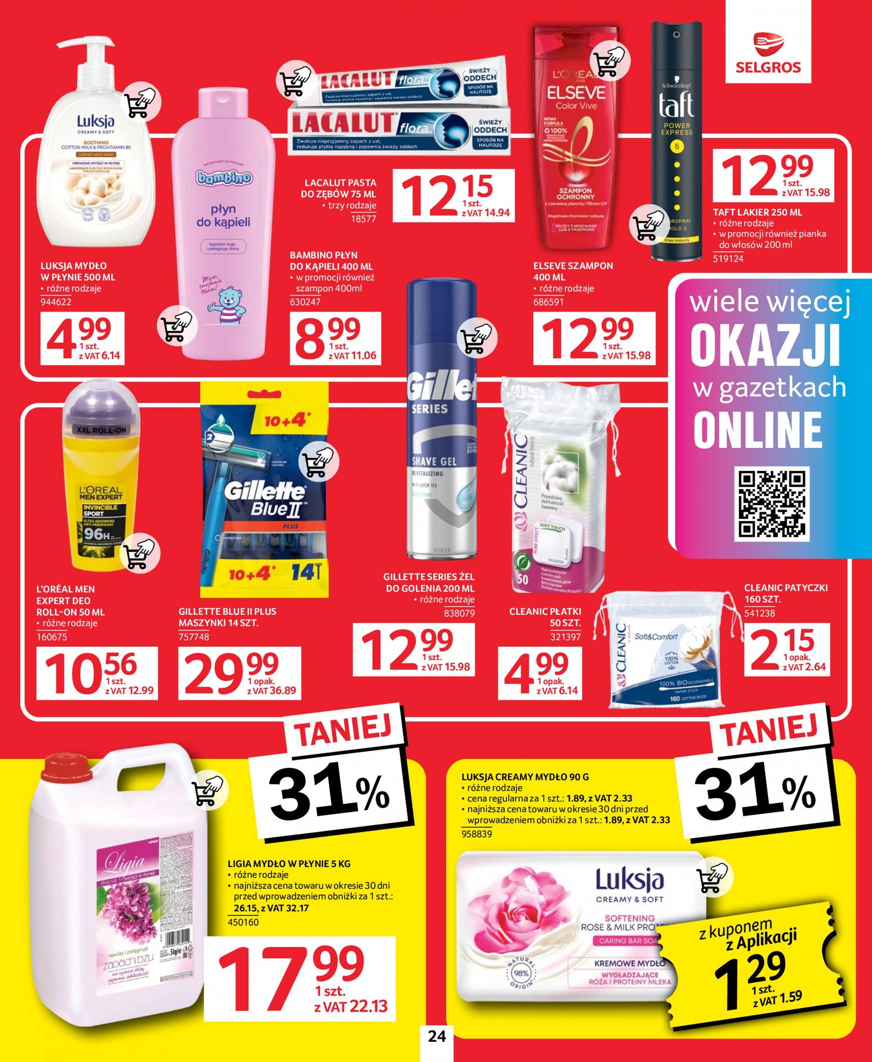 selgros - Aktualna Selgros cash&carry - Extra Oferta gazetka ważna od 05.09. - 11.09. - page: 24