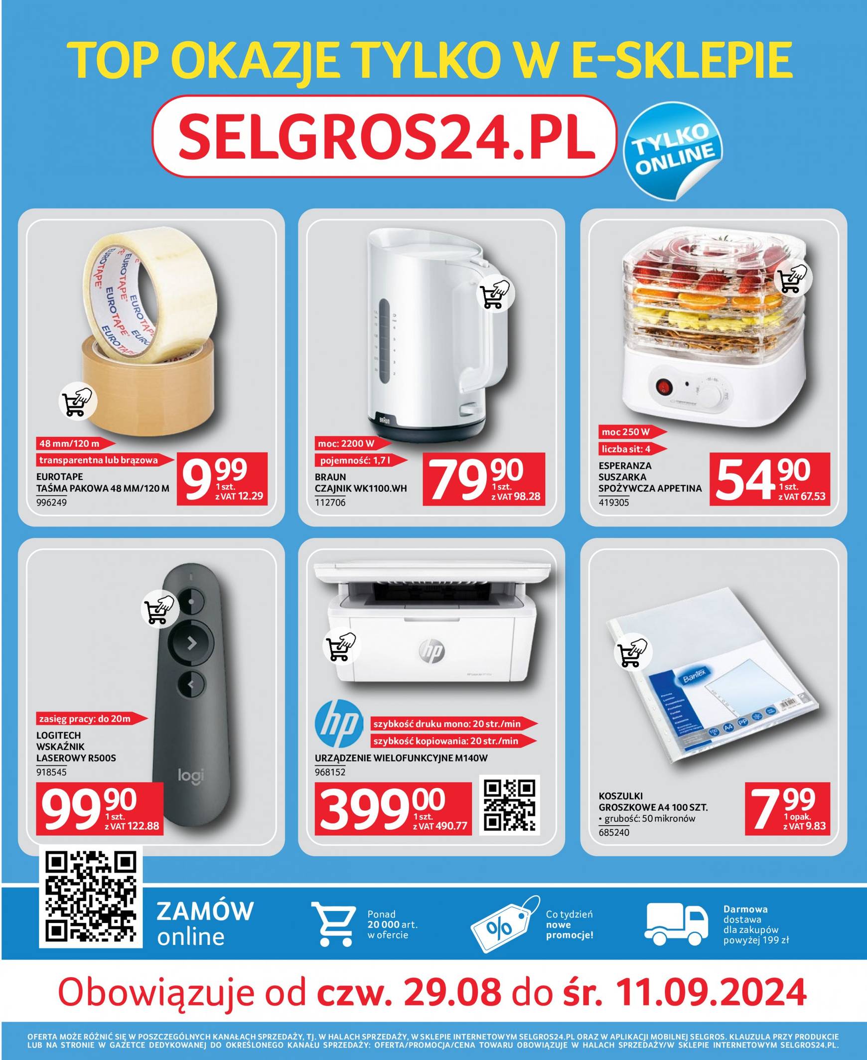 selgros - Aktualna Selgros cash&carry - E-sklep gazetka ważna od 29.08. - 11.09.