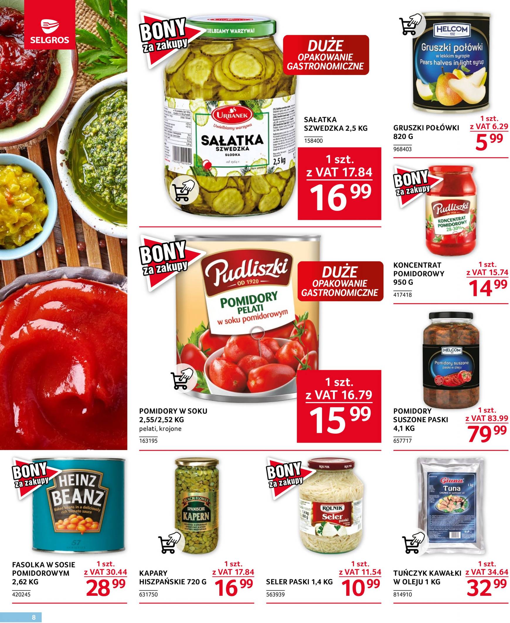 selgros - Aktualna Selgros cash&carry - Oferta dla gastronomii gazetka ważna od 26.09. - 09.10. - page: 8