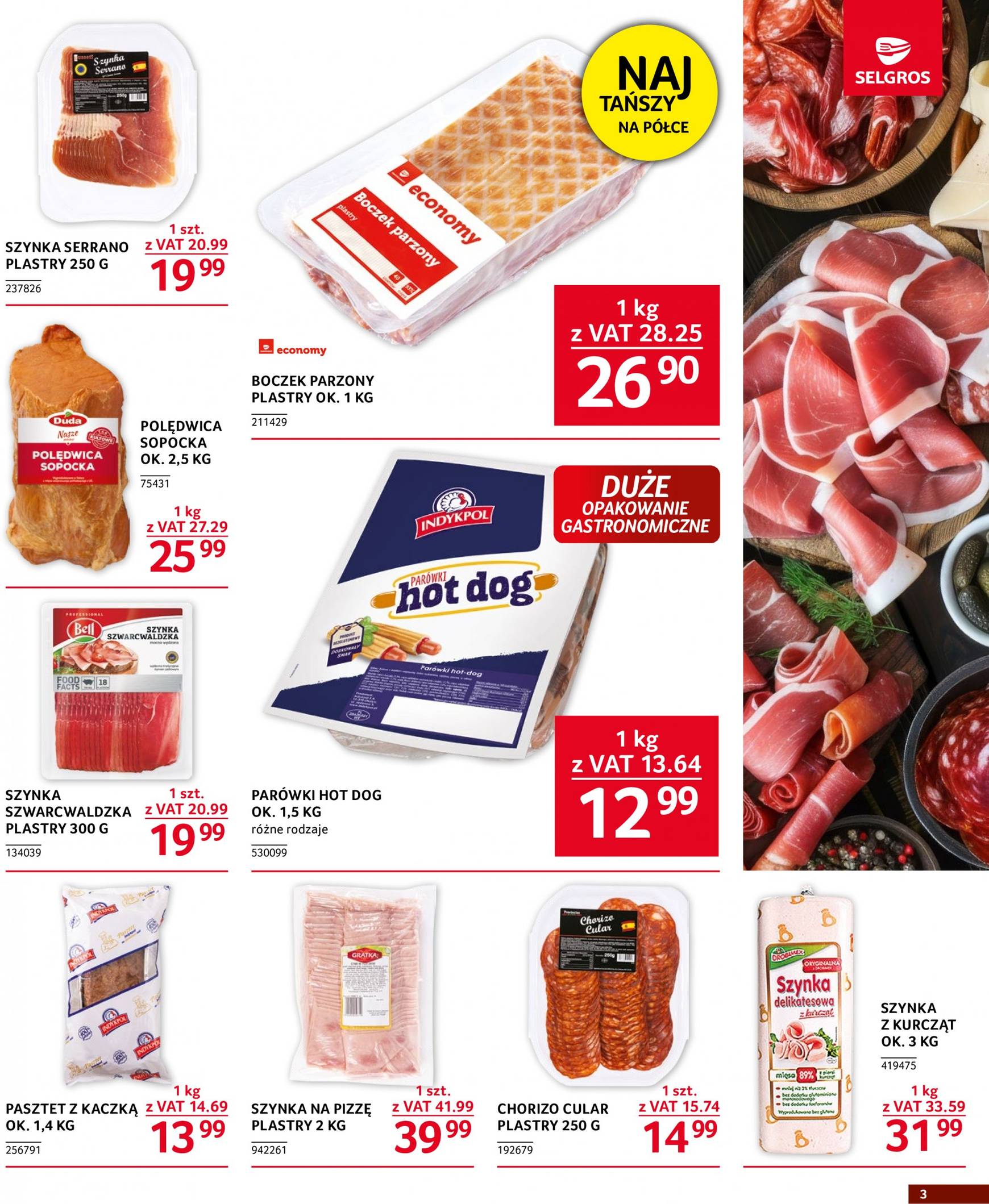 selgros - Aktualna Selgros cash&carry - Oferta dla gastronomii gazetka ważna od 26.09. - 09.10. - page: 3