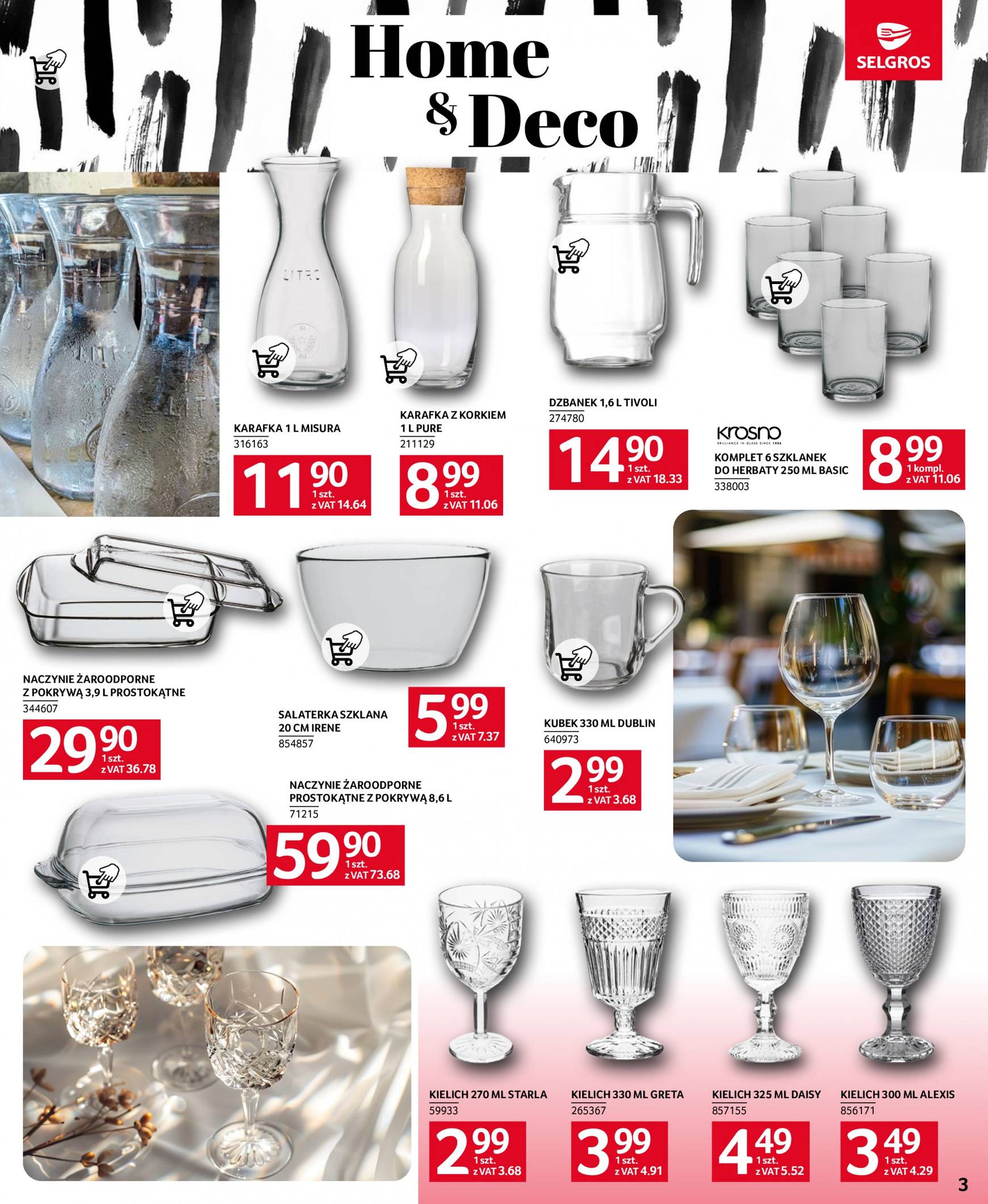 selgros - Aktualna Selgros cash&carry - Katalog Home&Deco gazetka ważna od 26.09. - 09.10. - page: 3