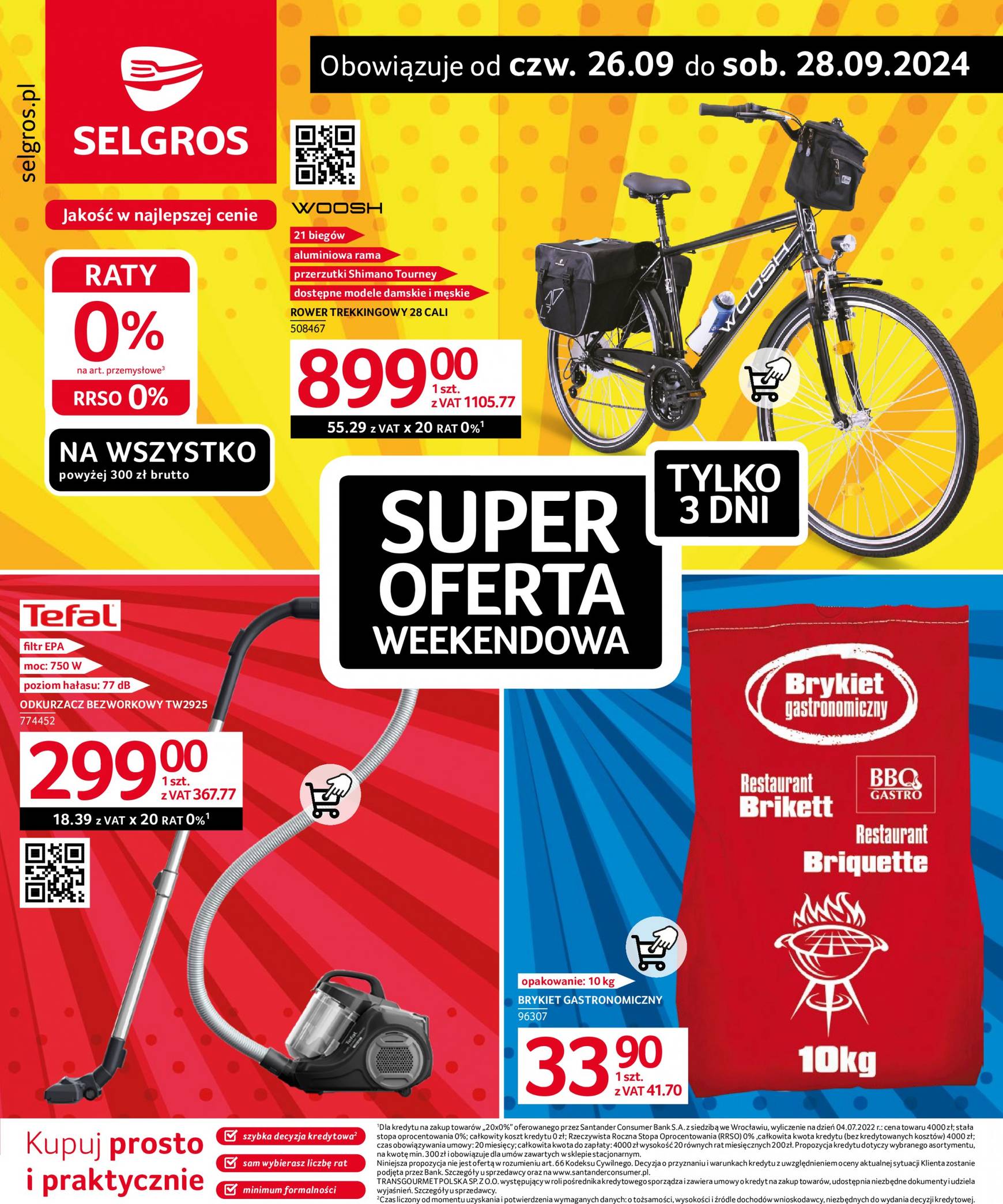 selgros - Aktualna Selgros cash&carry - Super oferta na 3 dni gazetka ważna od 26.09. - 28.09.