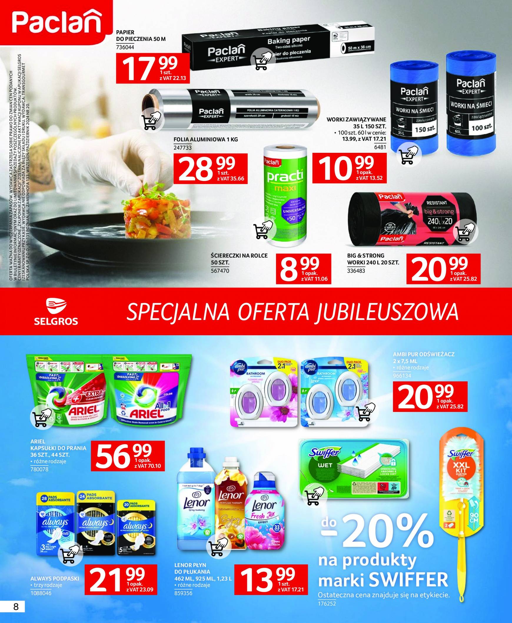 selgros - Aktualna Selgros cash&carry - Specjalna Oferta Jubileuszowa gazetka ważna od 26.09. - 09.10. - page: 8