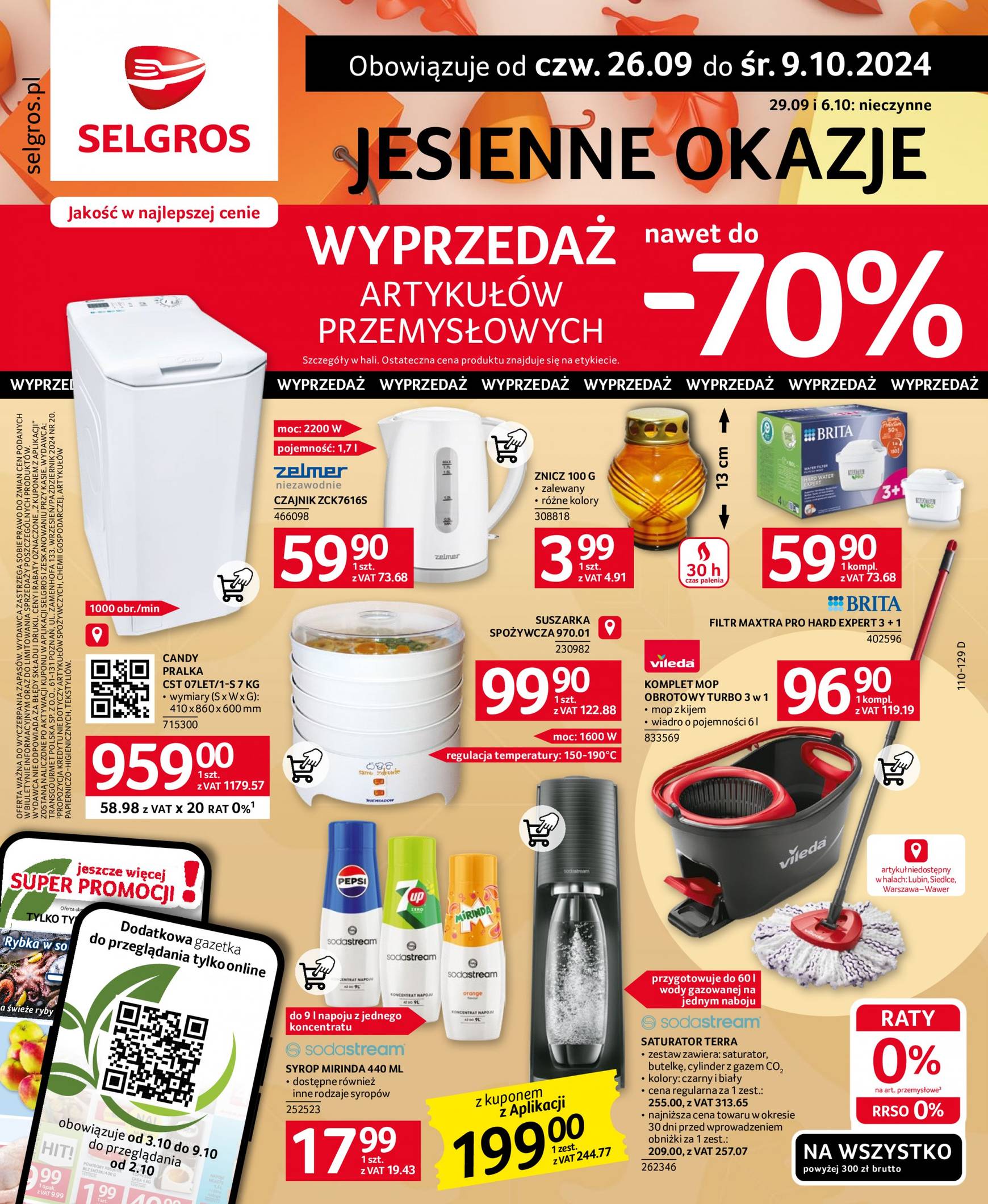 selgros - Aktualna Selgros cash&carry - Oferta Przemysłowa gazetka ważna od 26.09. - 09.10.