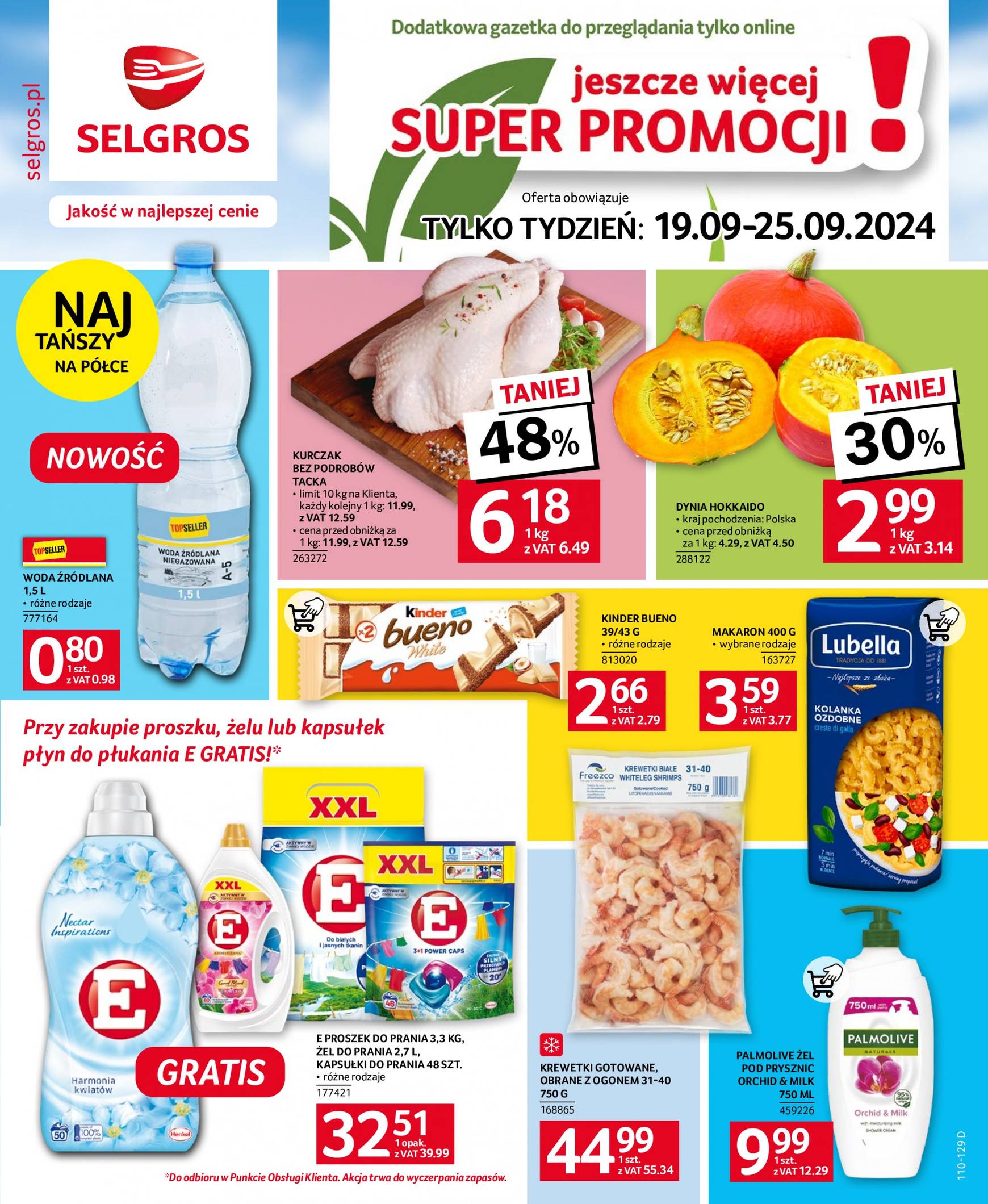 selgros - Aktualna Selgros cash&carry - Jeszcze więcej super promocji! gazetka ważna od 19.09. - 25.09. - page: 1