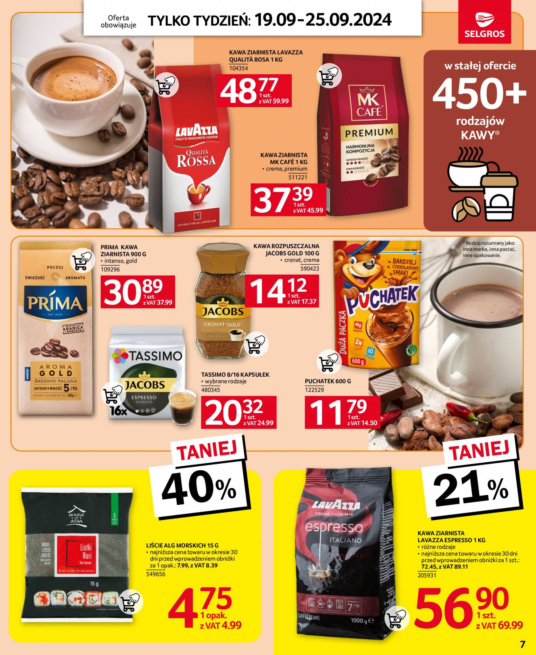 selgros - Aktualna Selgros cash&carry - Jeszcze więcej super promocji! gazetka ważna od 19.09. - 25.09. - page: 7