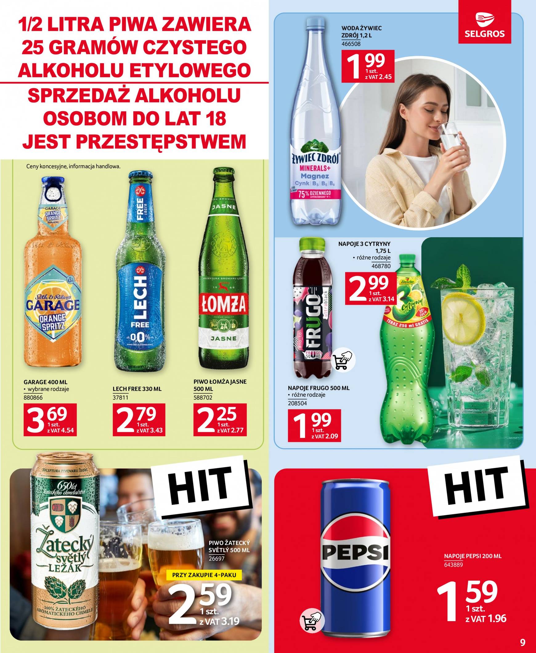 selgros - Aktualna Selgros cash&carry - Jeszcze więcej super promocji! gazetka ważna od 19.09. - 25.09. - page: 9