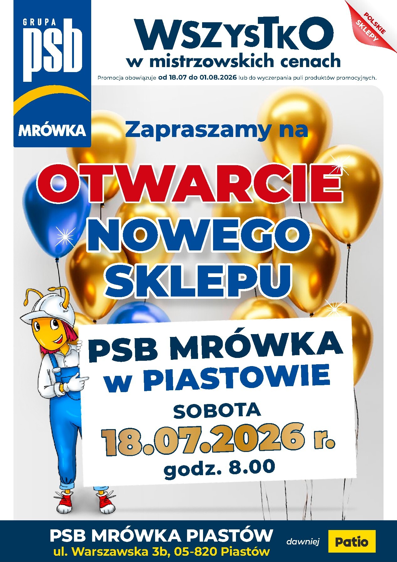 mrowka - Aktualna gazetka Mrówka ważna od 18.07.2026 do 01.08.2026 - page: 1
