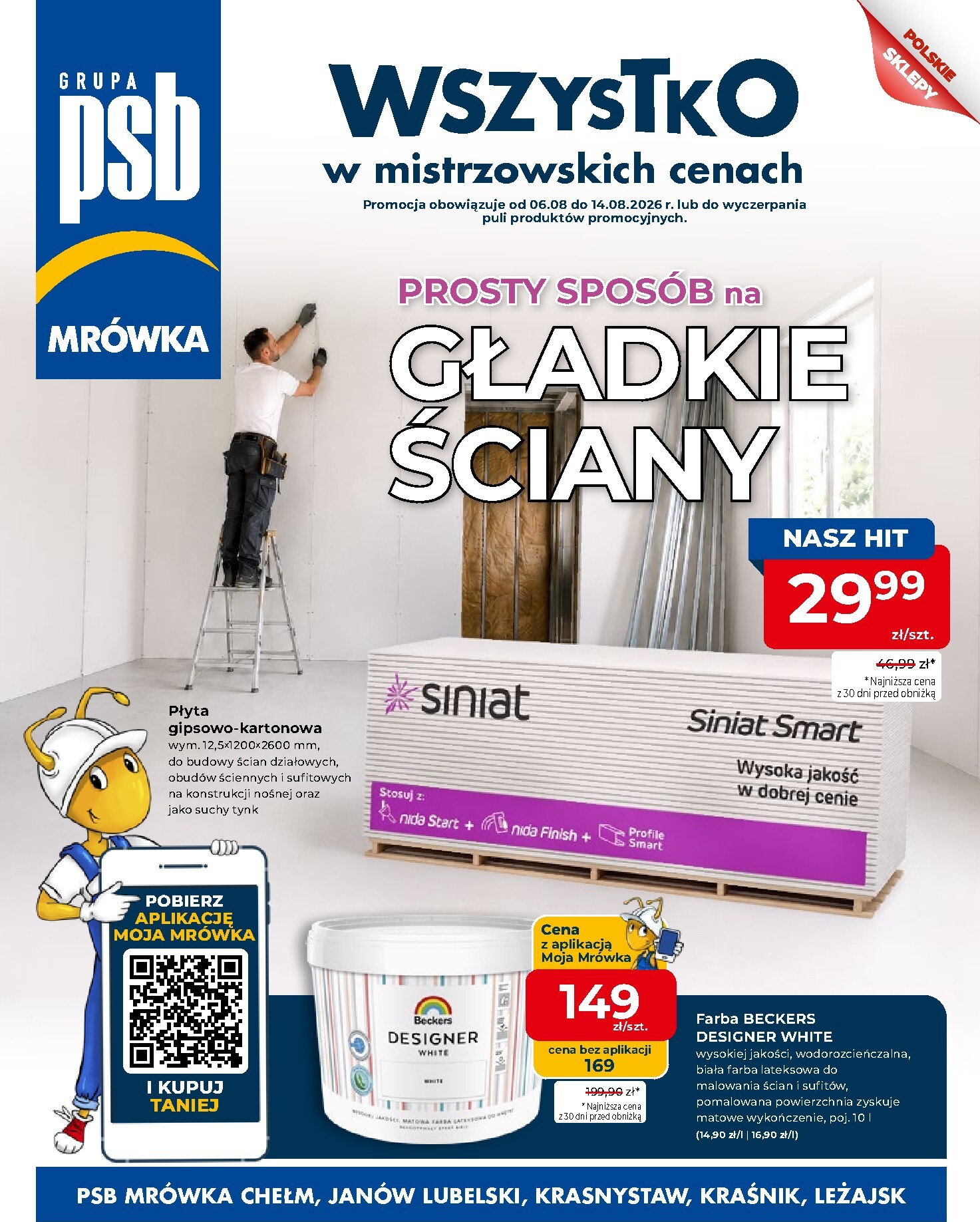 mrowka - Aktualna gazetka Mrówka - Gazetka PSB Mrówka Chełm - PSB Mrówka Chełm Gazetka ważna od 06.08.2026 do 14.08.2026