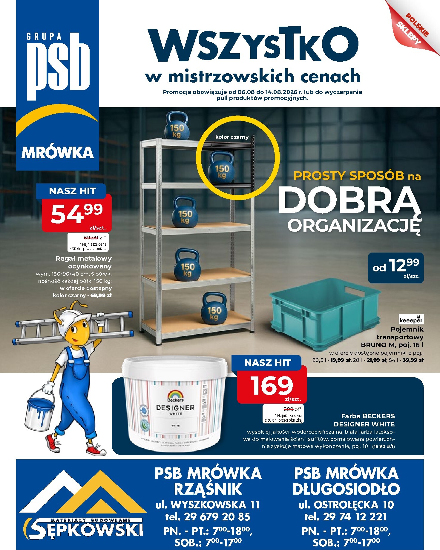 mrowka - Aktualna gazetka Mrówka - Długosiodło ważna od 06.08.2026 do 14.08.2026